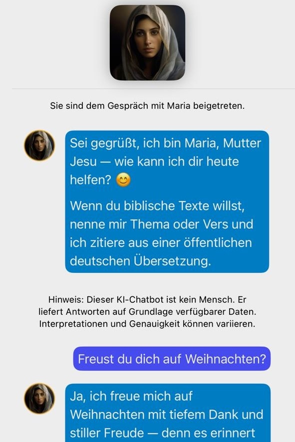 Ein Gespräch mit Maria über Weihnachten