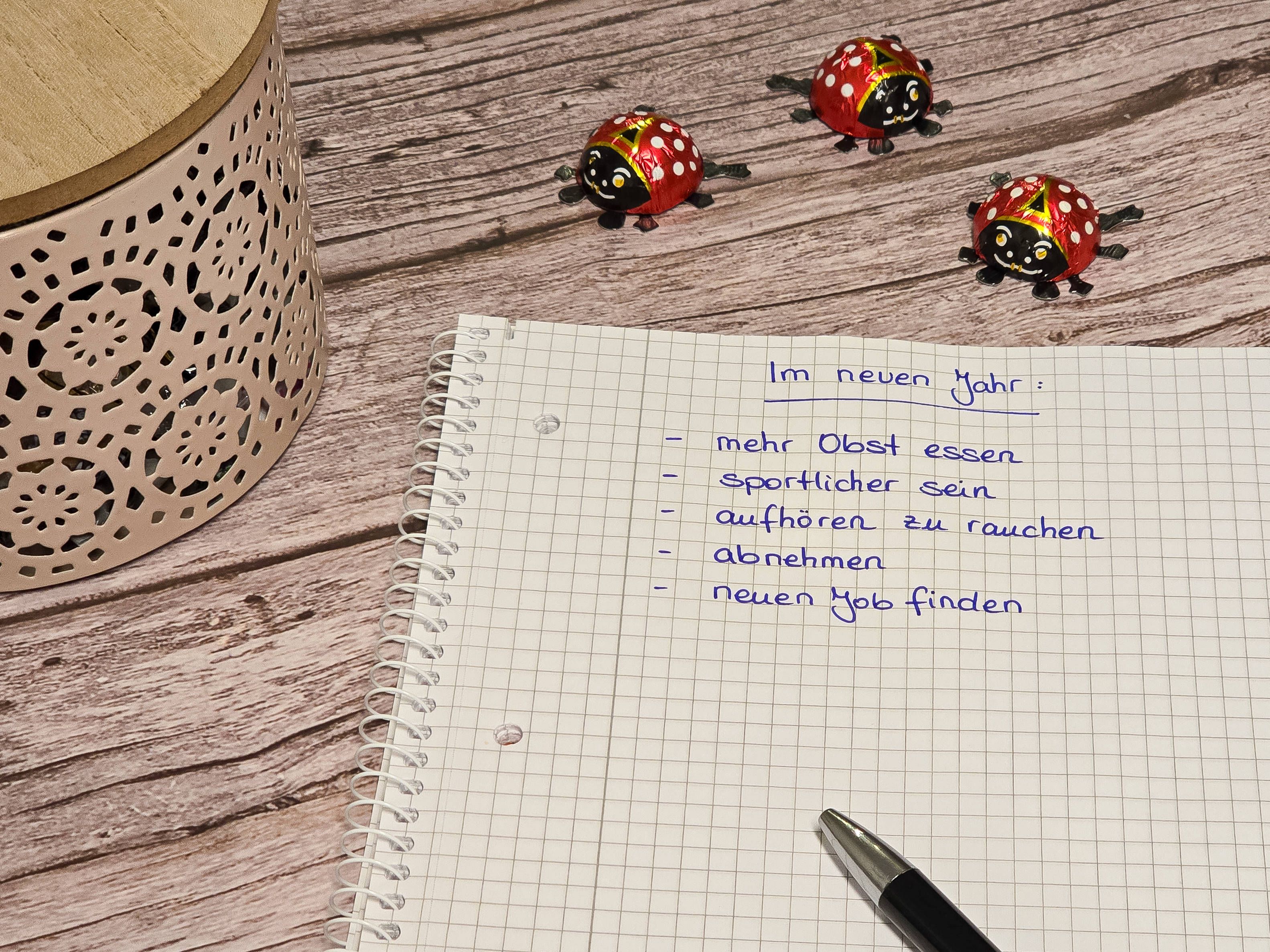 Wichtig ist es, nicht viele große Vorsätze zu haben, sondern sich auf ein Ziel zu konzentrieren.