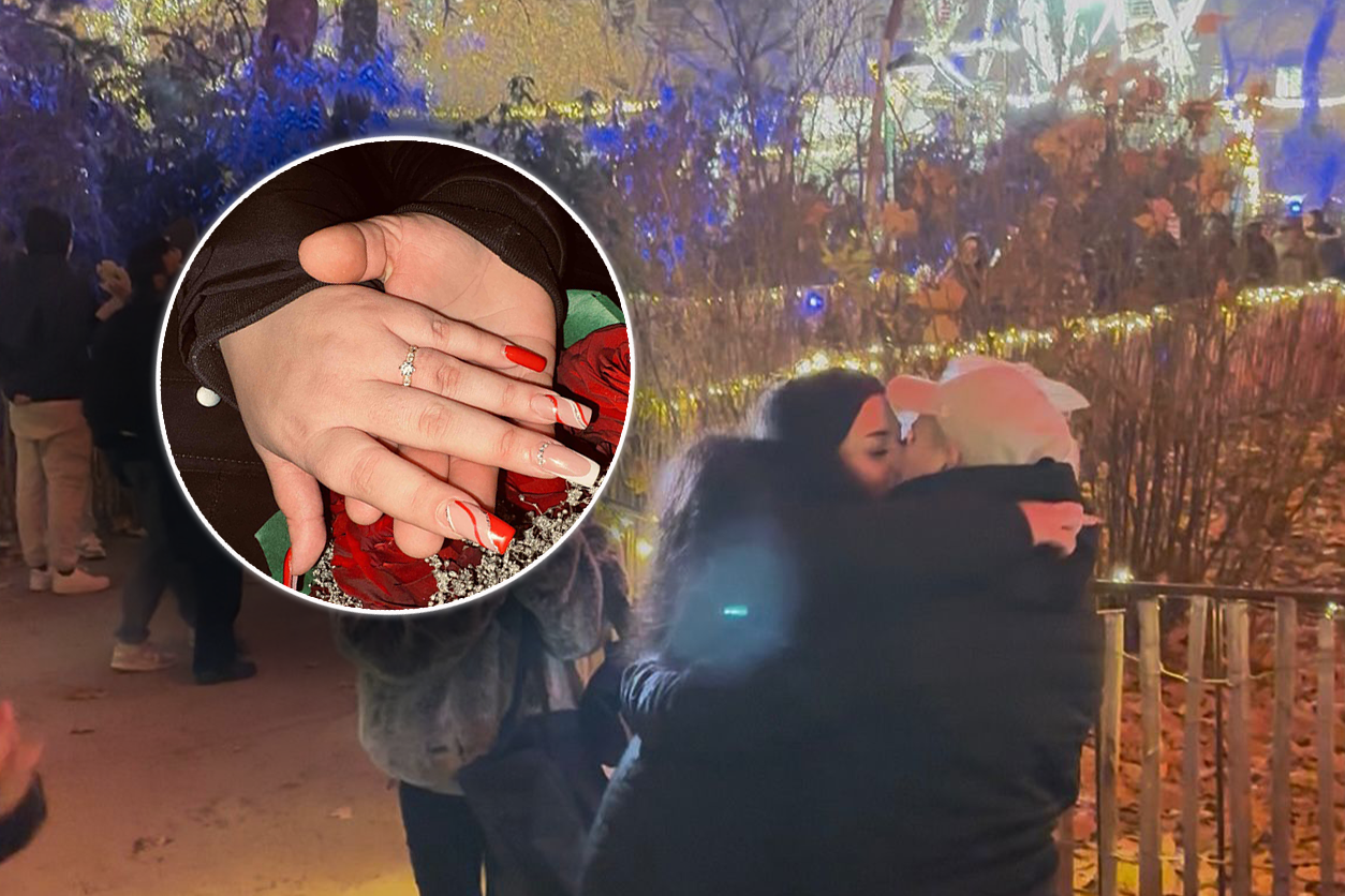 Herzige Momente unweit des Christkindlmarktes am Rathausplatz lassen die Emotionen hochgehen.