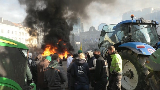 Wütende Landwirte: Proteste gegen Mercosur-Abkommen