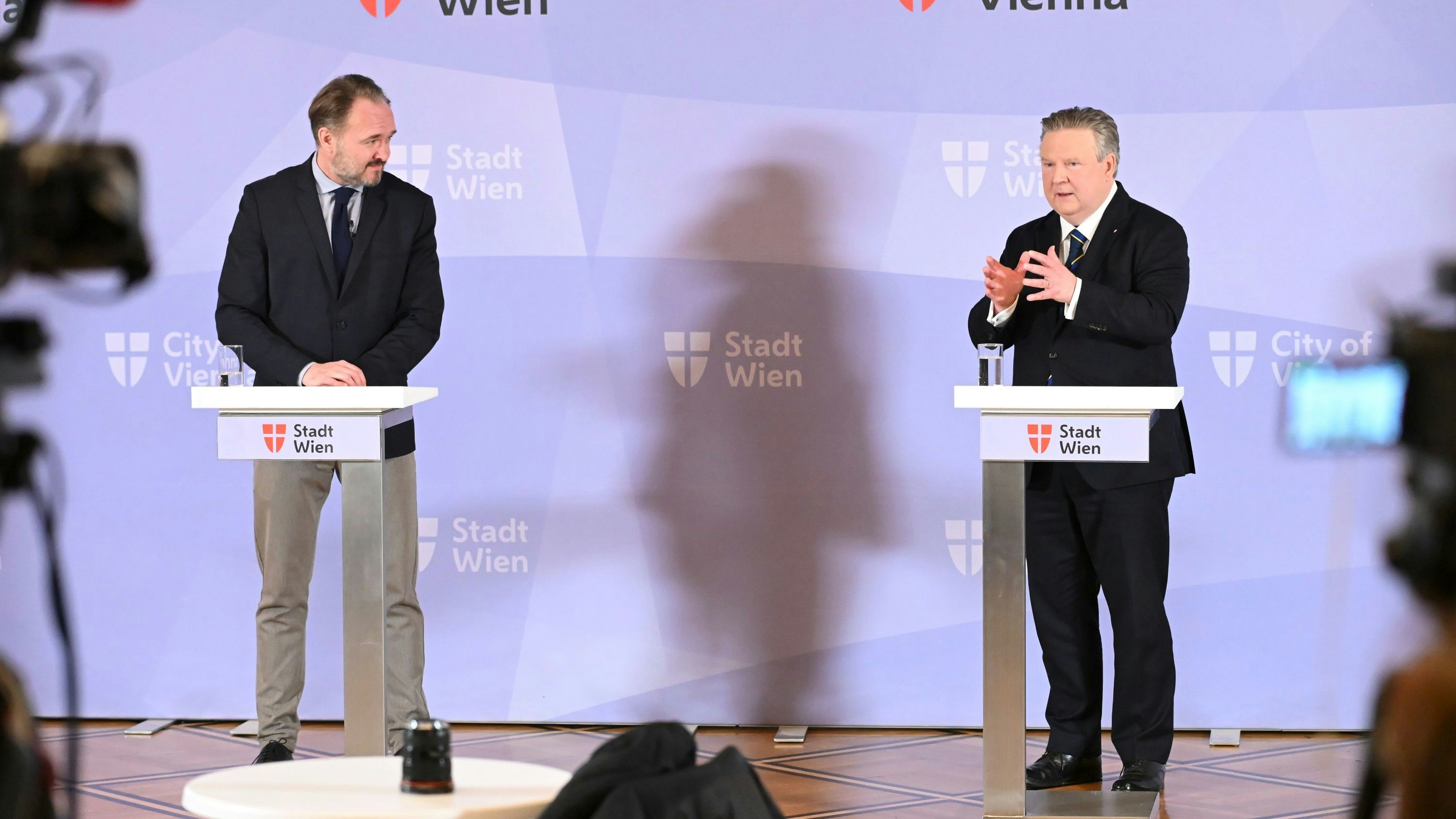 EU-Kommissar Dan Jørgensen (li.) zu Gast in Wien.