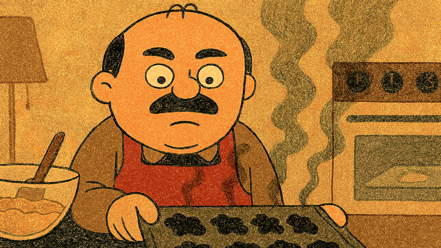 Hobbykoch mit Anfängerpech: Aus Herliceks Weihnachtsgebäck ist nichts geworden. Findet er Ersatz?