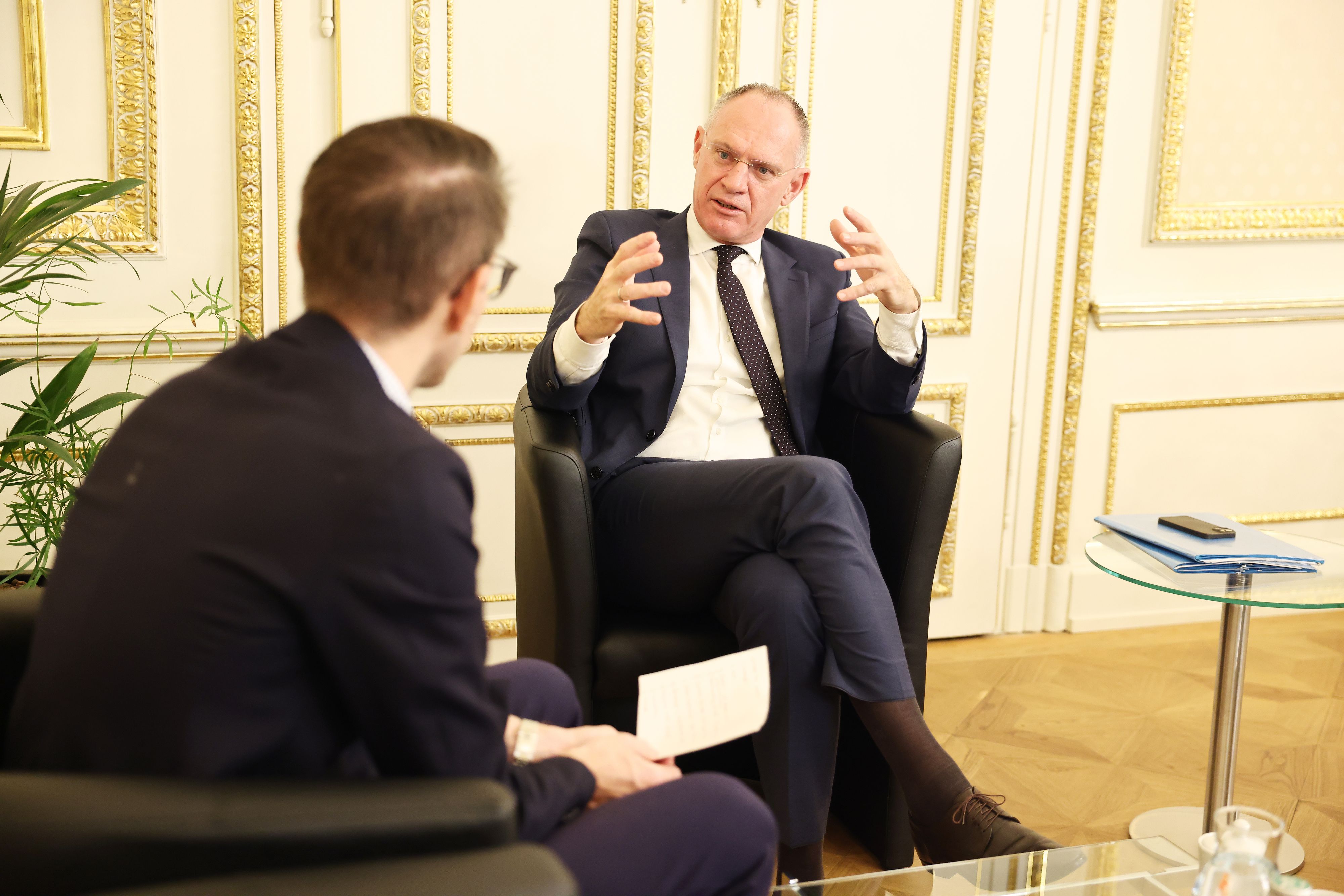 Innenminister Gerhard Karner im <em>