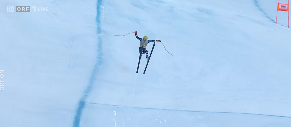 Ryan Cochran-Siegle sorgt für einen Schreckmoment.