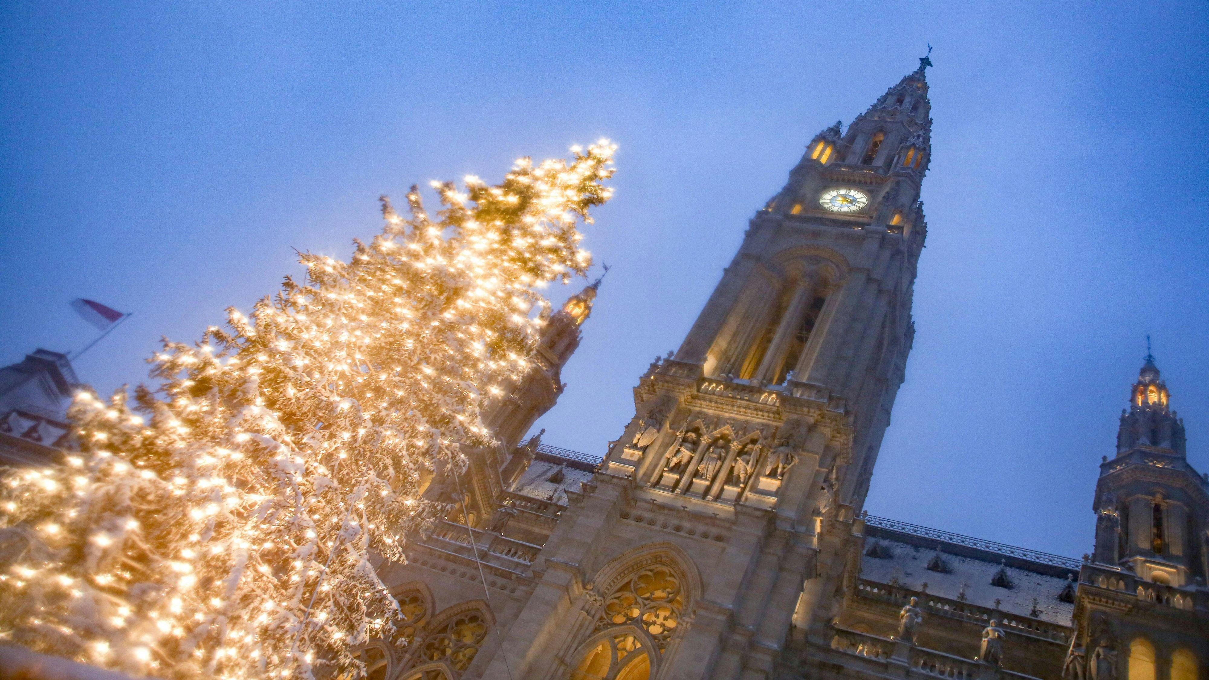 Wien hat heuer die besten Chancen seit Langem auf Weiße Weihnachten.