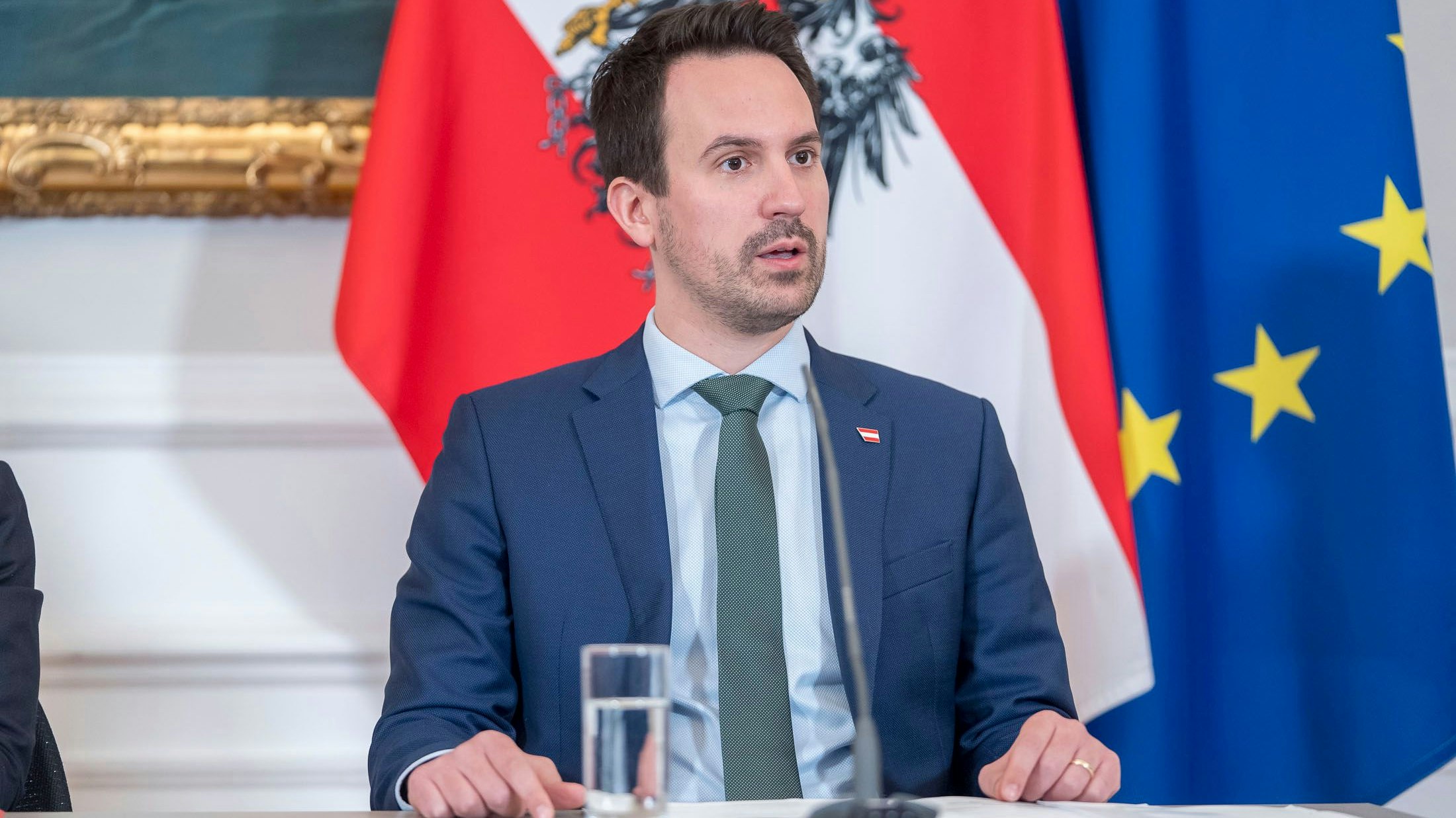 Bildungsminister Christoph Wiederkehr (Neos) startet eine neue Imagekampagne für den Elementarbereich.