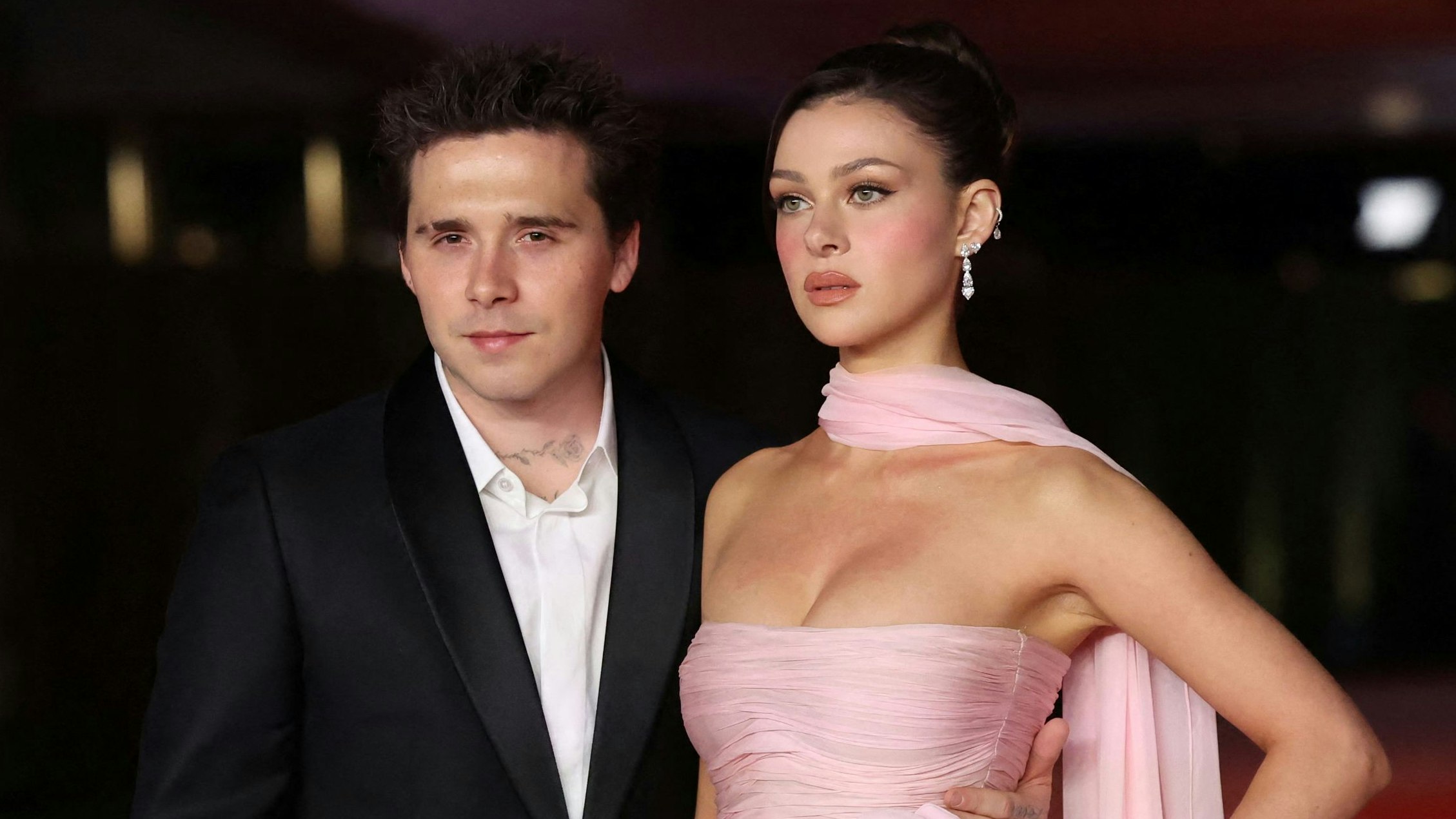 Nicola Peltz and her husband Brooklyn Beckham attend the third Annual Academy Museum Gala in Los Angeles, California, U.S. December 3, 2023. REUTERS/Mario Anzuoni 