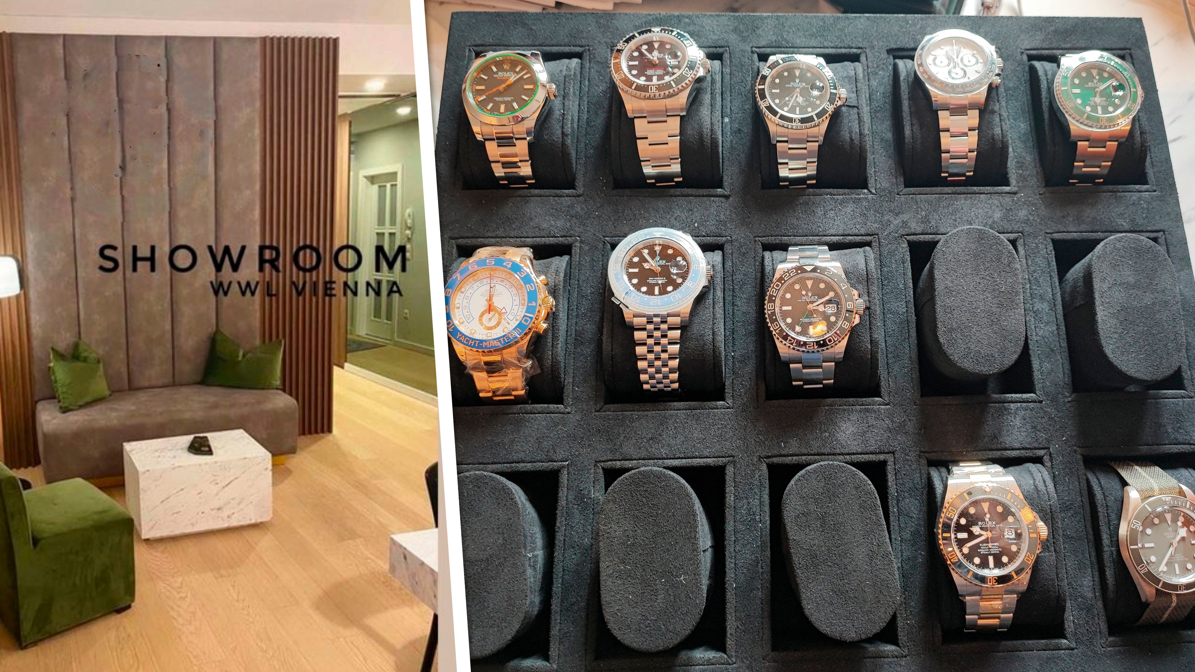 In einer zum edlen Showroom umgebauten Wiener Innenstadt-Wohnung wurden illegal eingeführte Luxus-Uhren verkauft.