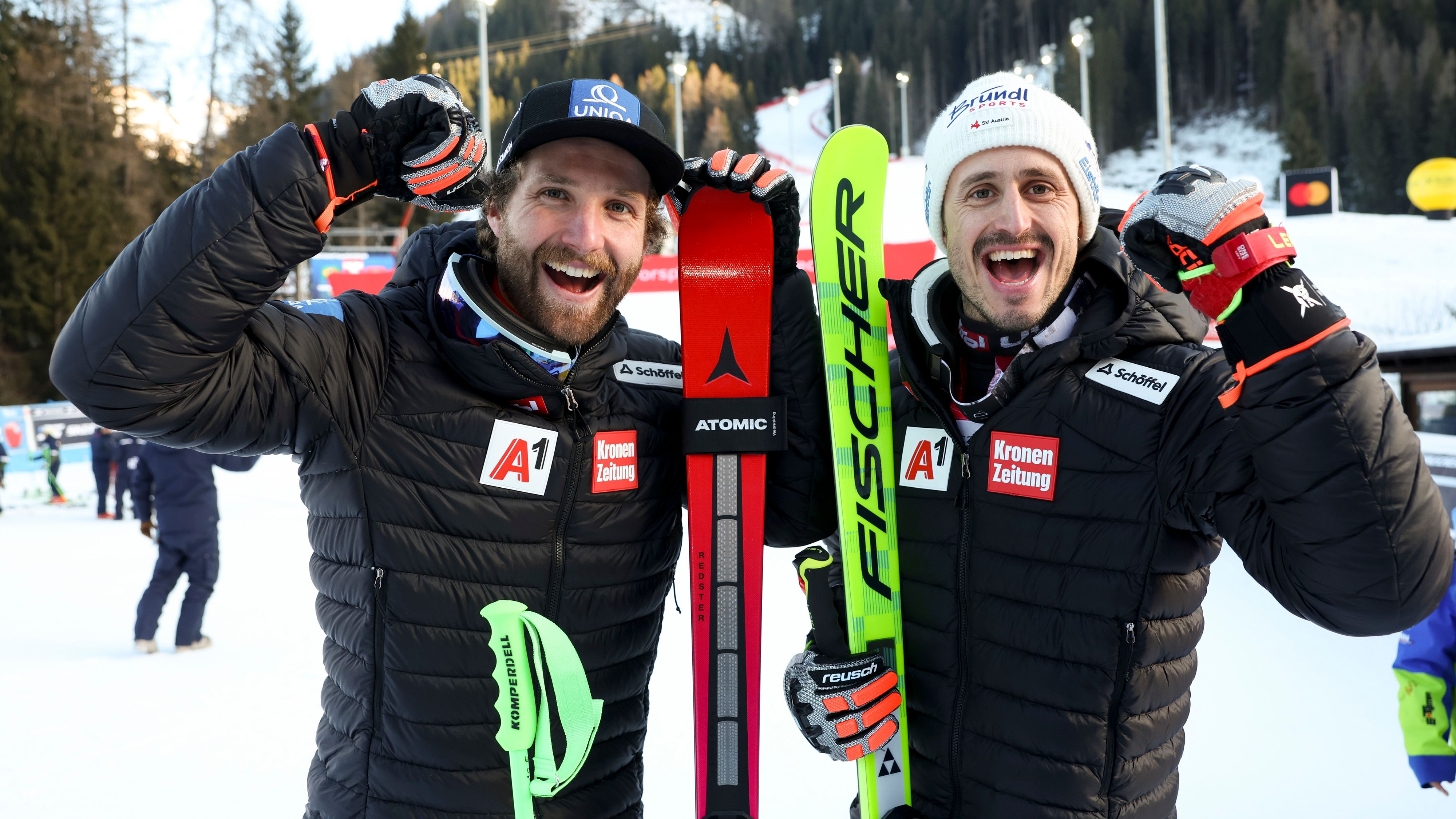 Marco Schwarz und Stefan Brennsteiner