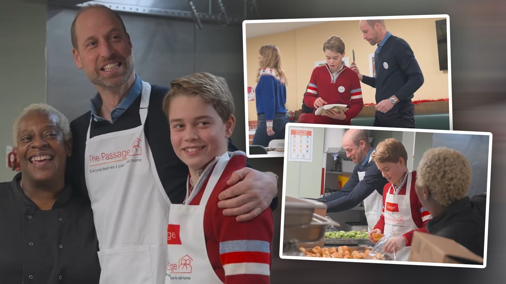 Prinz William kochte mit Prinz George für Obdachlose.