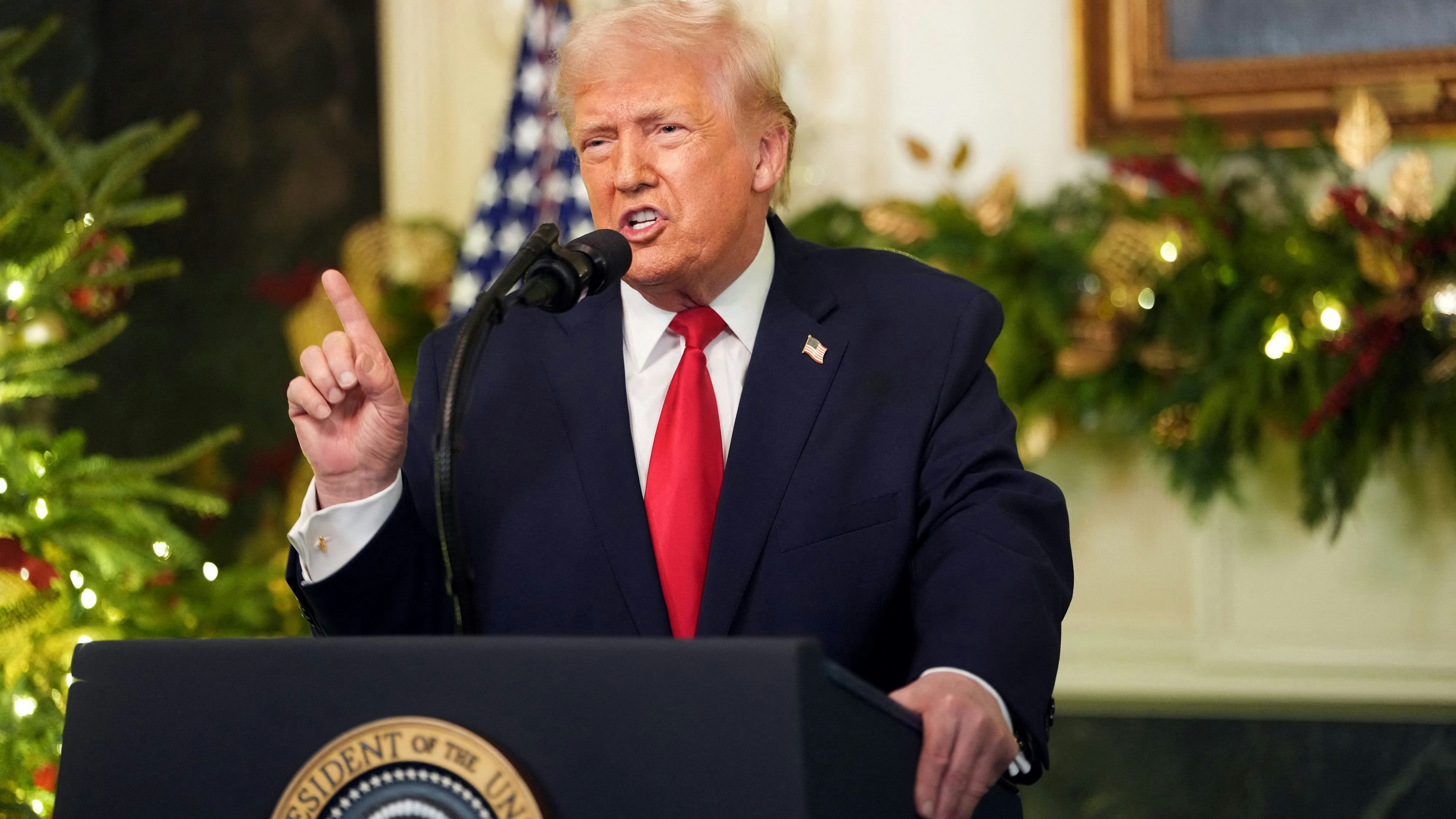 US-Präsident Donald Trump gibt seinen Kampf um Grönland nicht auf. 