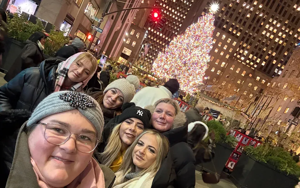 Mitarbeiterinnen der deutschen Friseurkette 