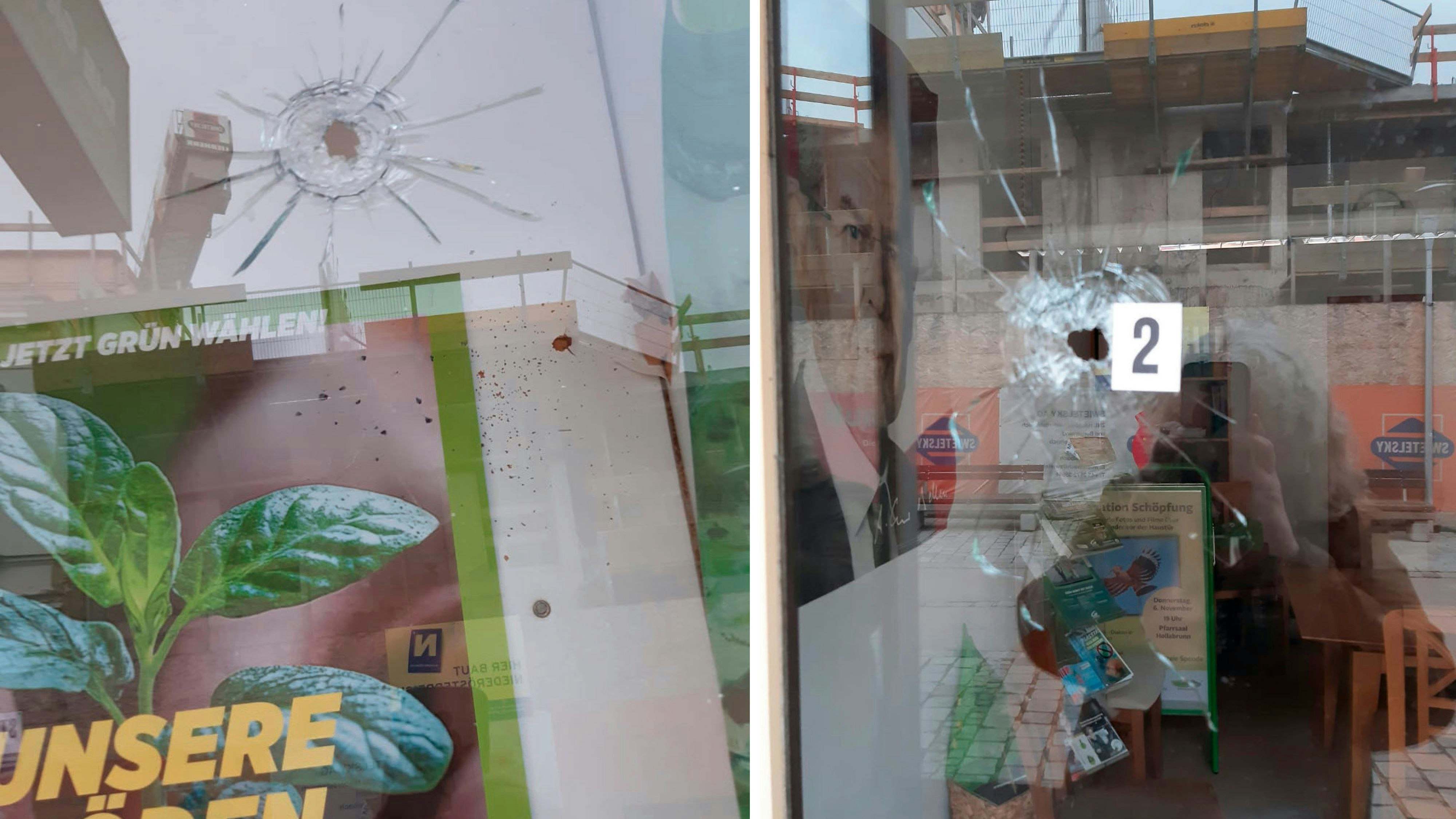 Heute.at - Schüsse auf Pkw und Büro der Grünen in Hollabrunn