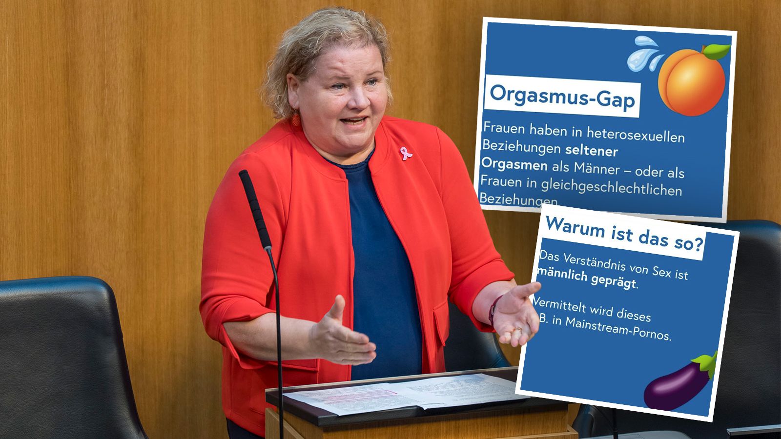 Sozialministerin Korinna Schumann wagt sich jetzt ins Schlafzimmer der Österreicher vor.