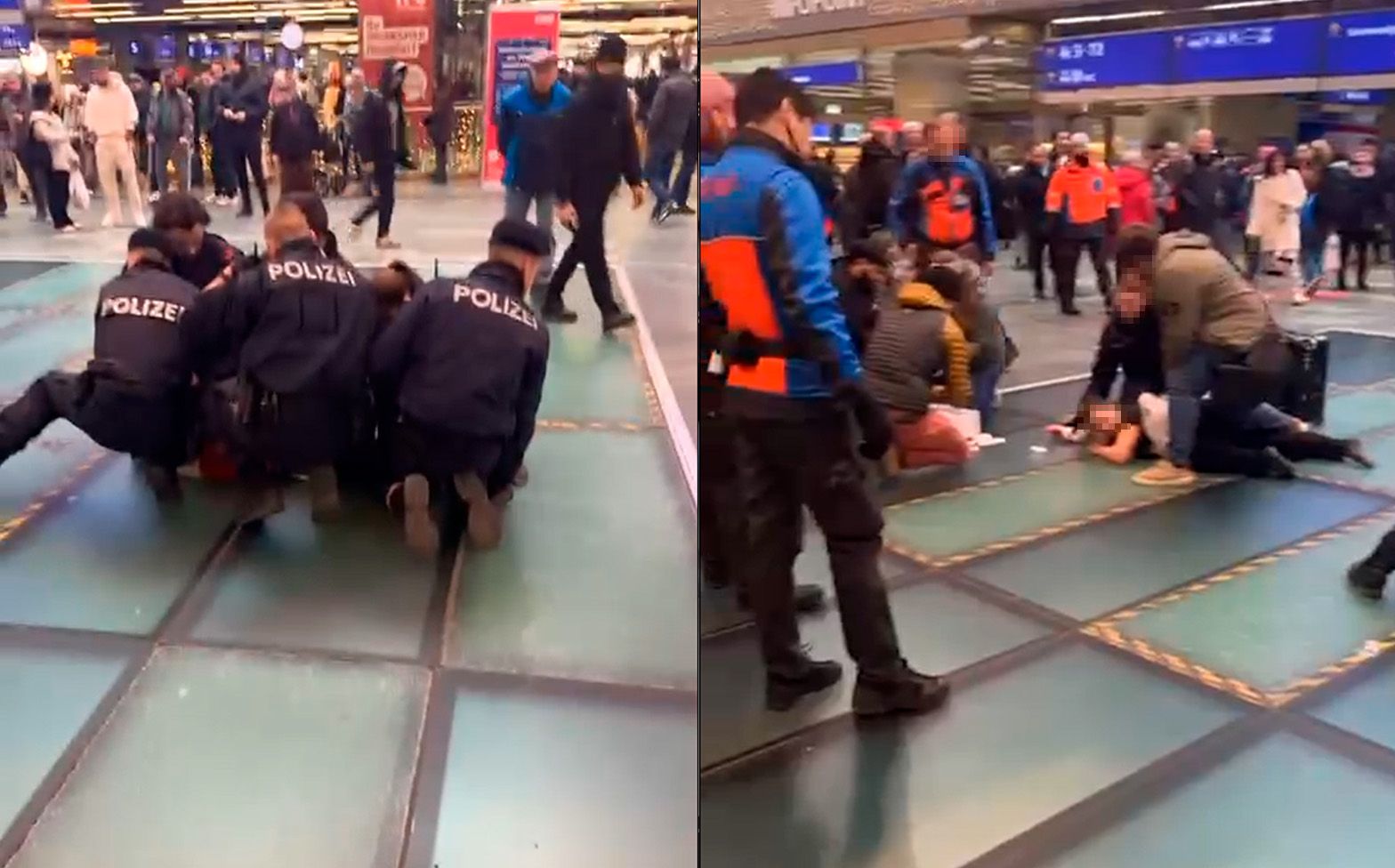 Großeinsatz am Hauptbahnhof: Die Polizei hat einen Verdächtigen festgenommen. 