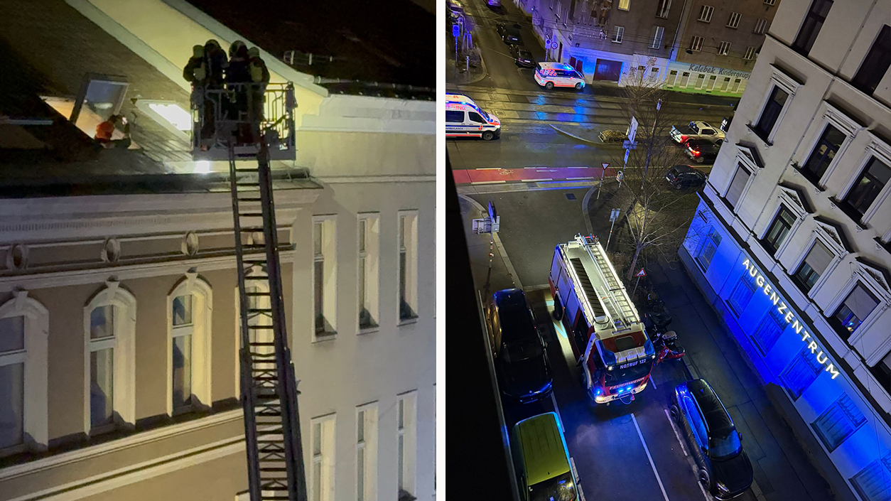 Heute.at - Rauchwolken über Wien! Dachstuhlbrand artet aus