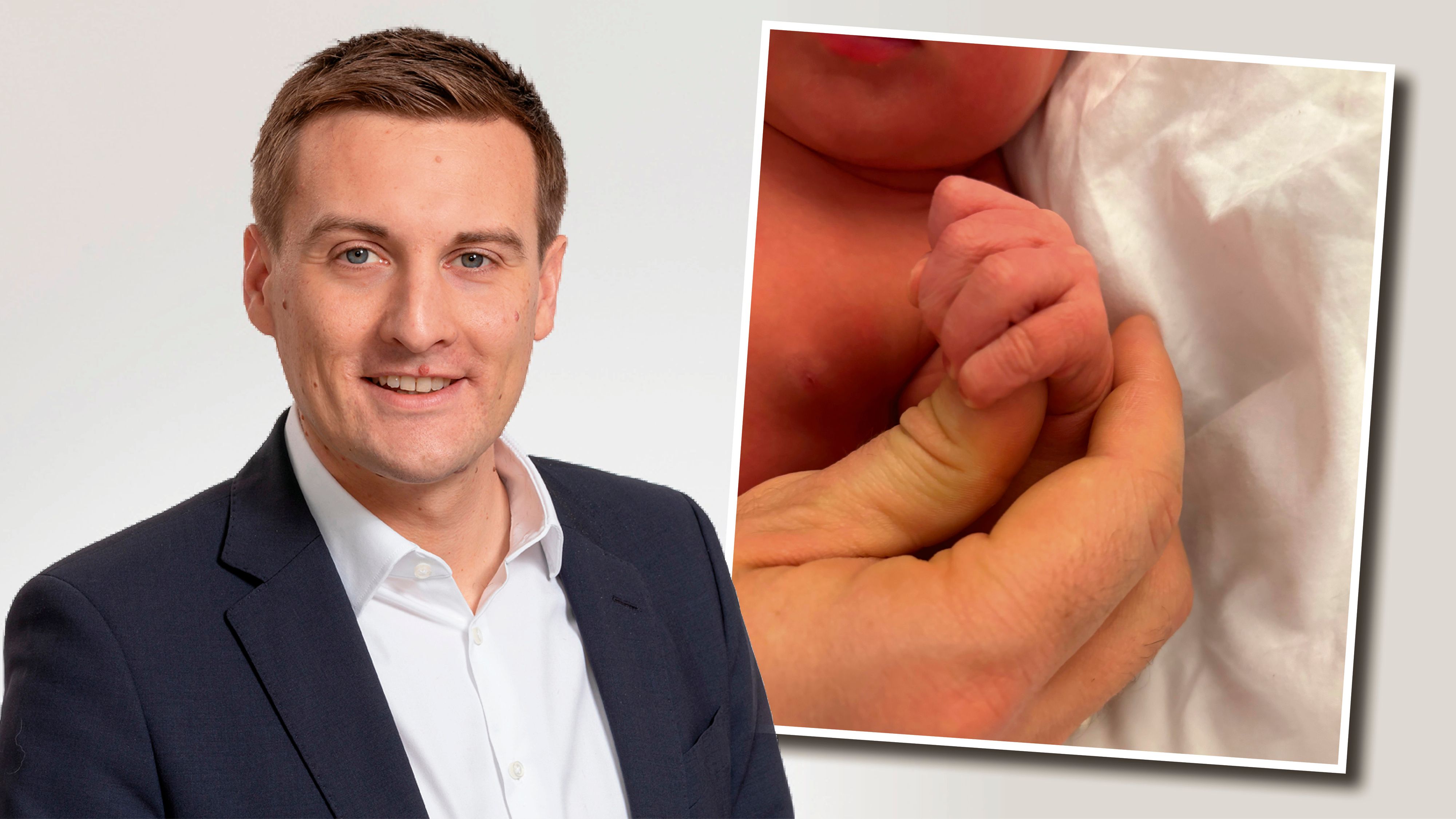 Heute.at - SPÖ-Chef und seine Ella freuen sich über Baby Marie
