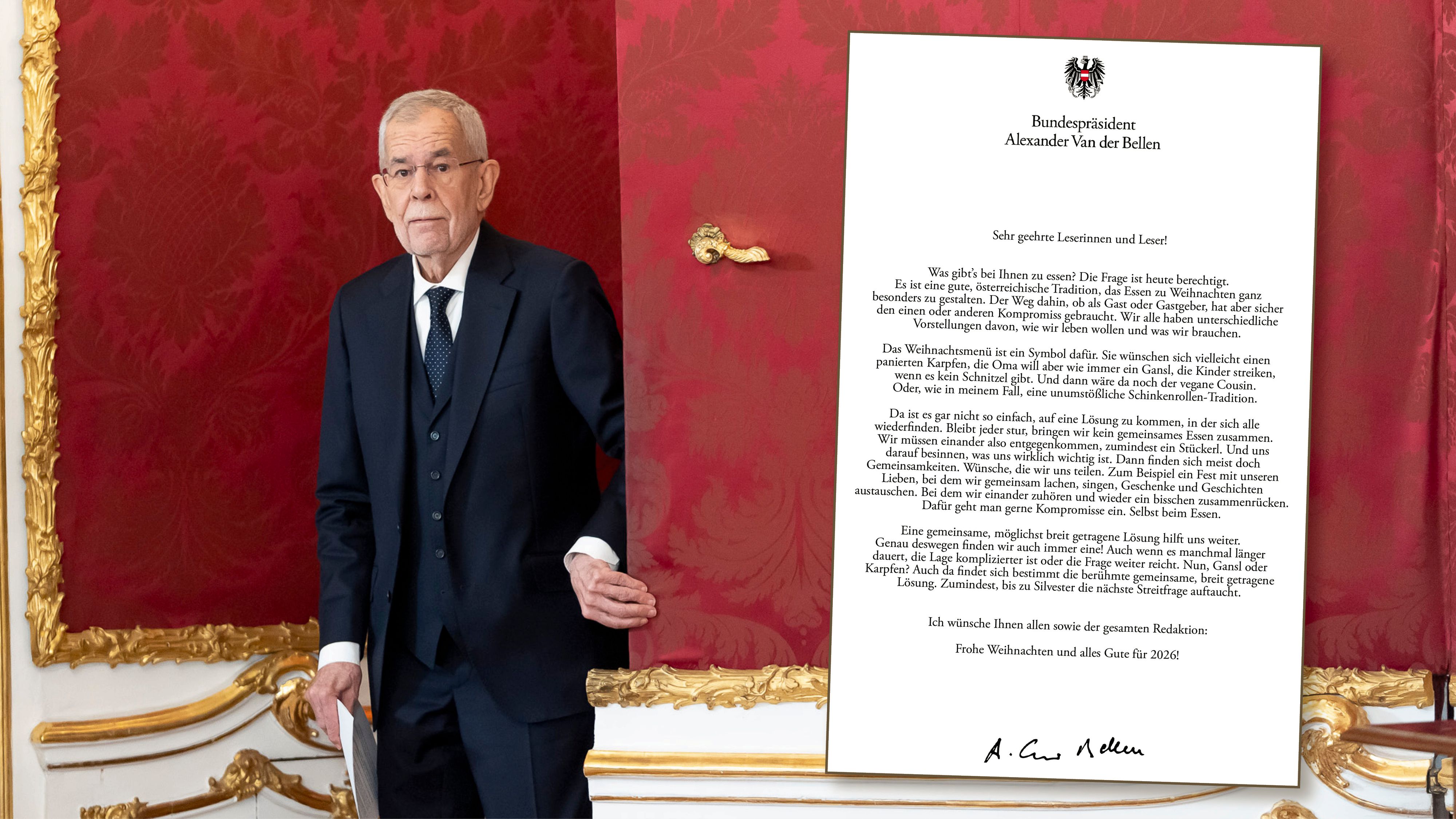 Heute.at - VdB wirbt für Kompromisse – selbst beim Essen