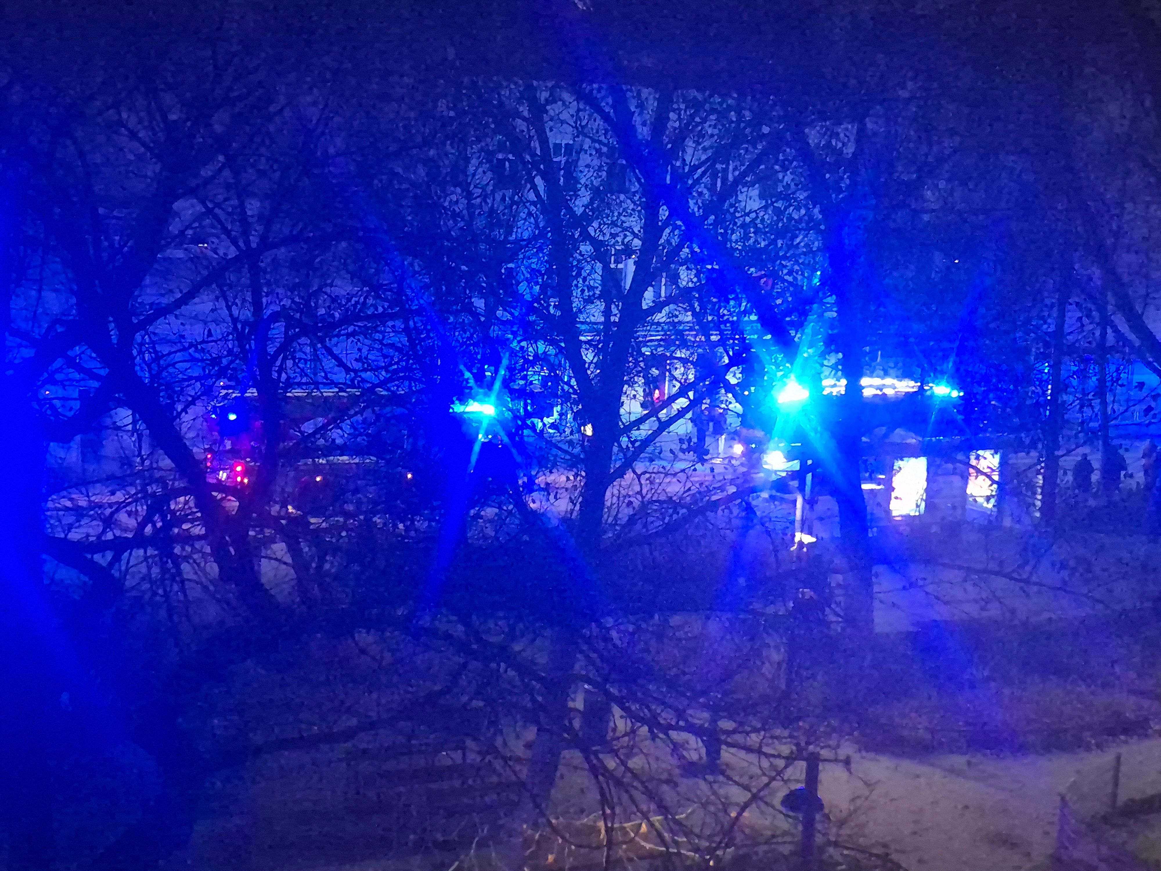 Blaulicht und Sirenen sorgten am Montagabend für Aufsehen am Hoßplatz in Wien.