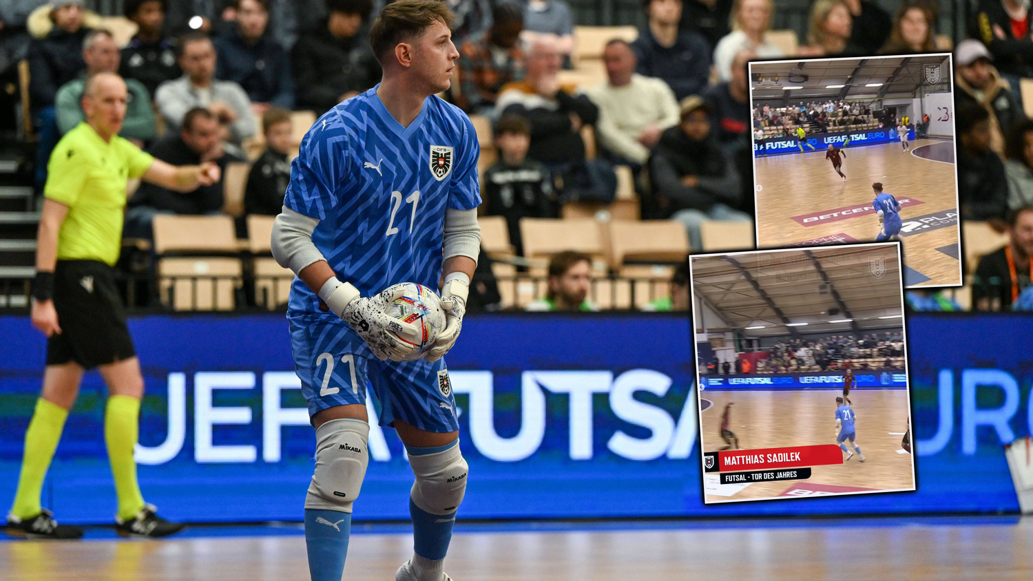 Sololauf! ÖFB-Goalie schießt Futsal-Tor des Jahres.
