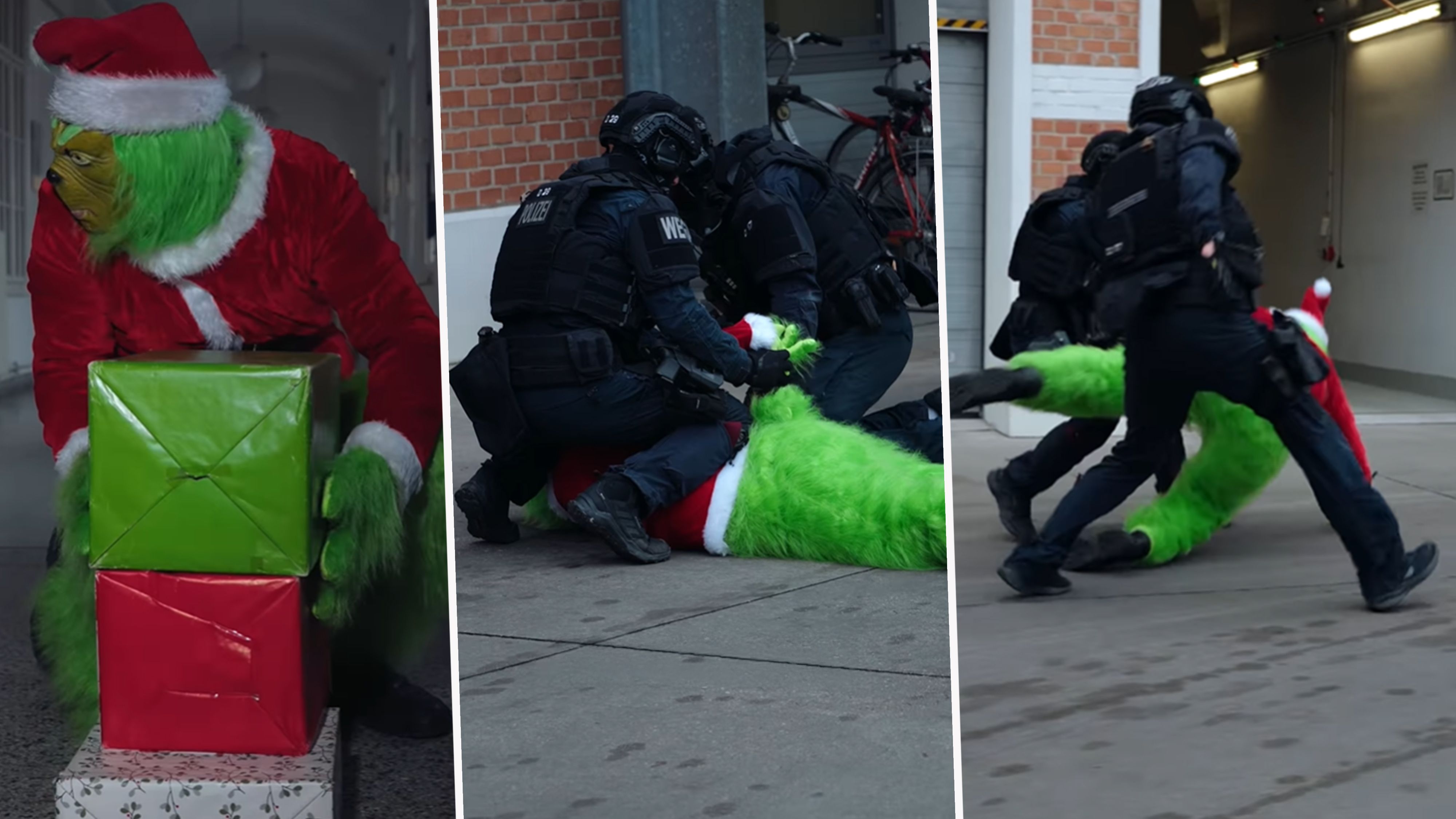 Heute.at - Grinch fladert Geschenke – WEGA schnappt ihn