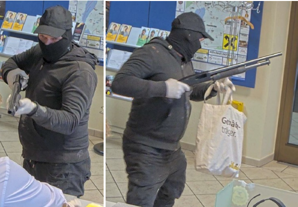 Heute.at - Raubüberfall auf Bankfiliale: Polizei sucht diesen Mann