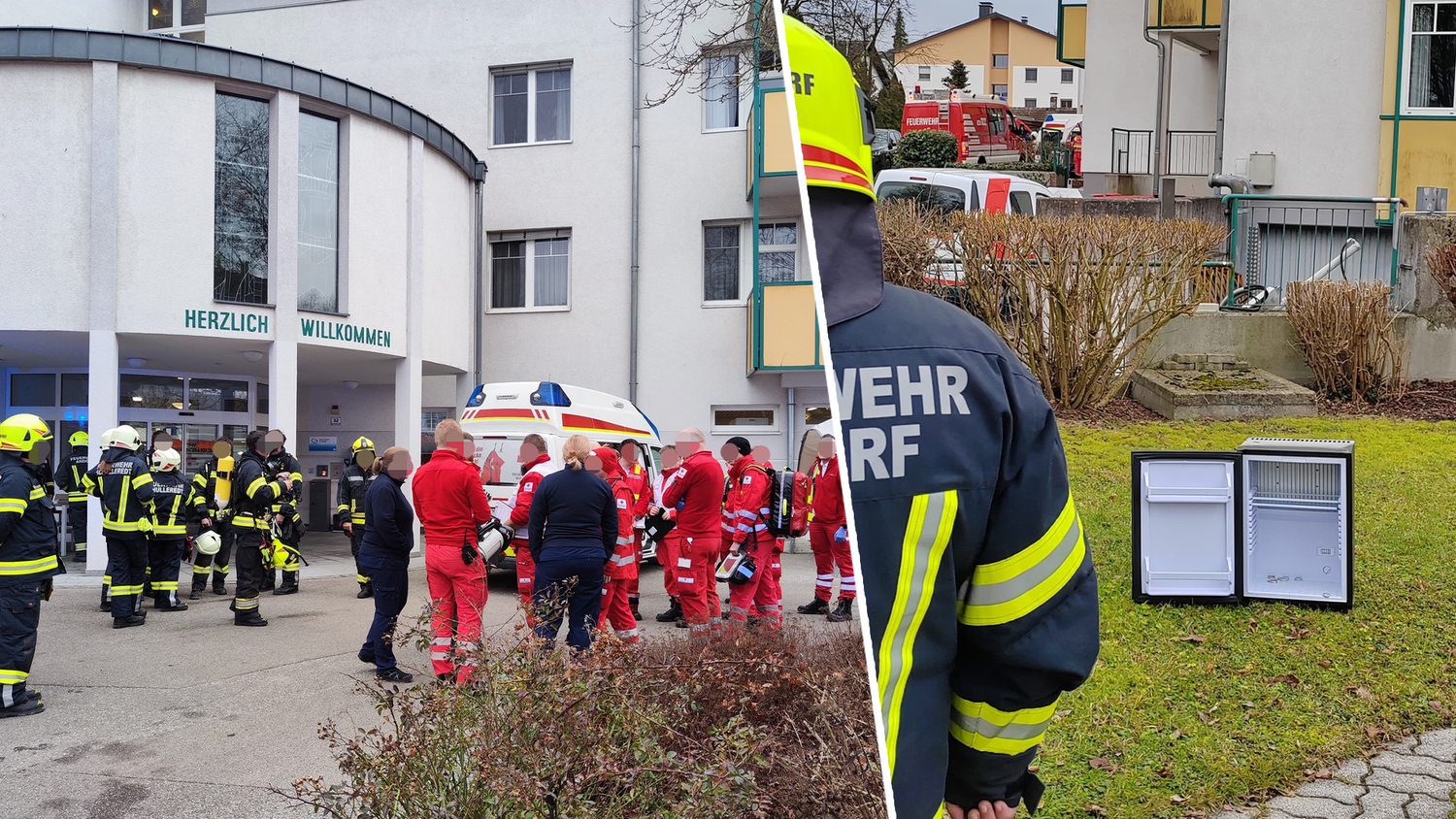 Heute.at - Beißender Geruch – Feuerwehr muss Pflegeheim räumen
