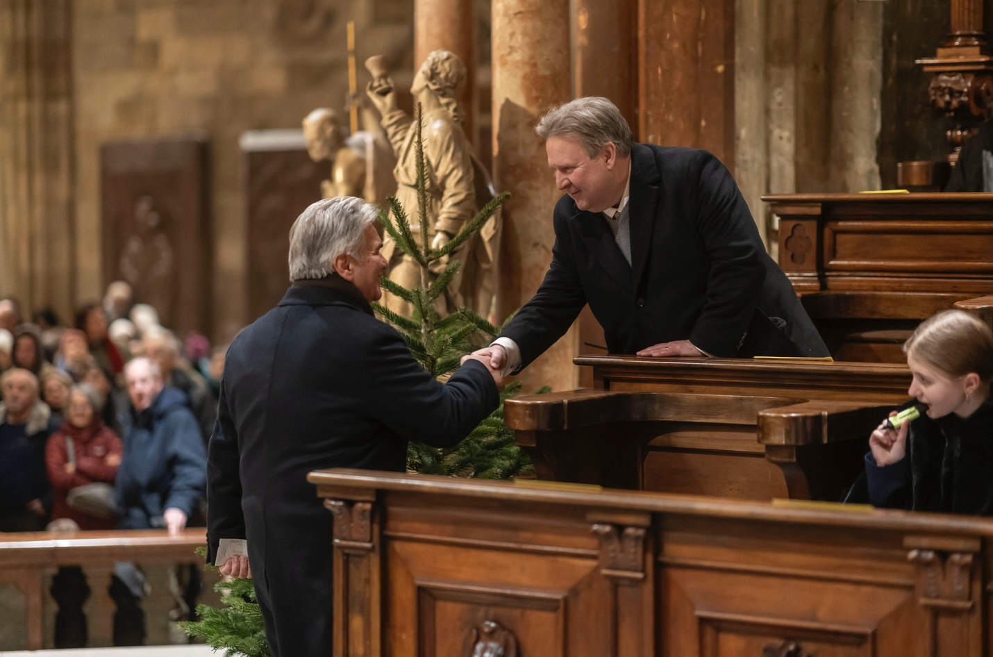 Heute.at - Seltene Sichtung! Ex-Kanzler überrascht Bürgermeister