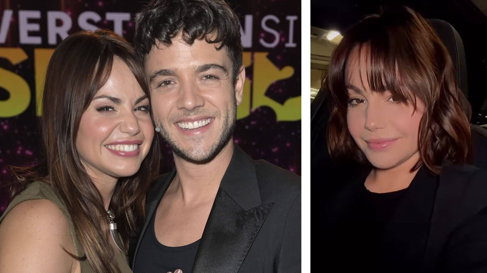 Luca Hännis Frau Christina hat die Haare schön.