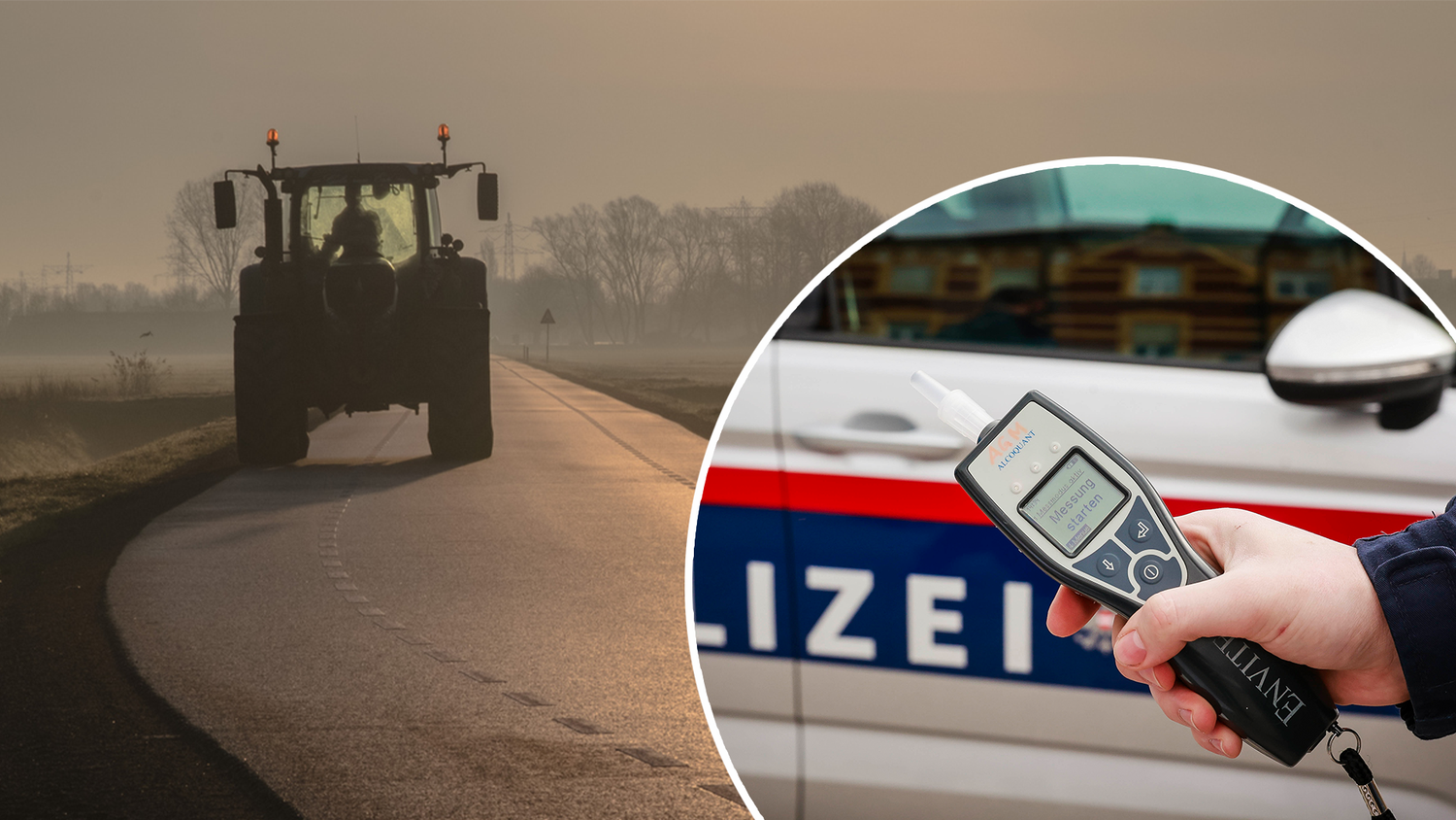 Heute.at - Mit 2,02 Promille – Lenker (40) schläft in Traktor ein