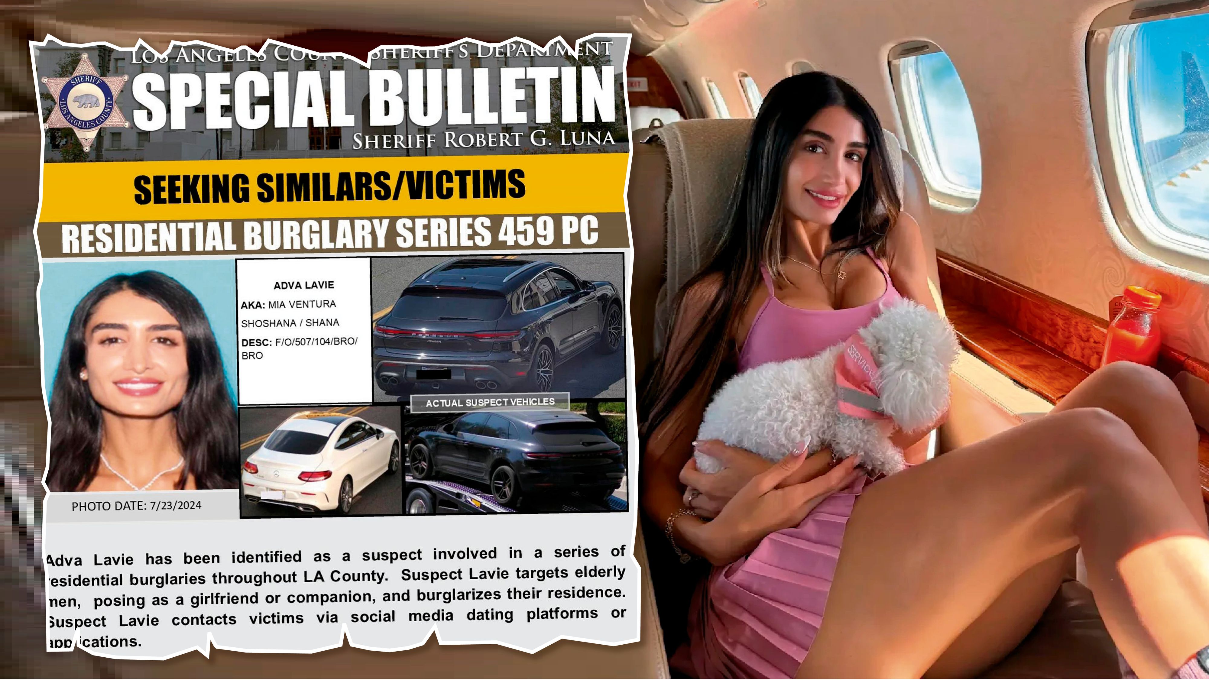 Dessous-Model Adva Lavie (27) soll in Los Angeles als Liebesbetrügerin entlarvt worden sein – die Staatsanwaltschaft erhob Anklage