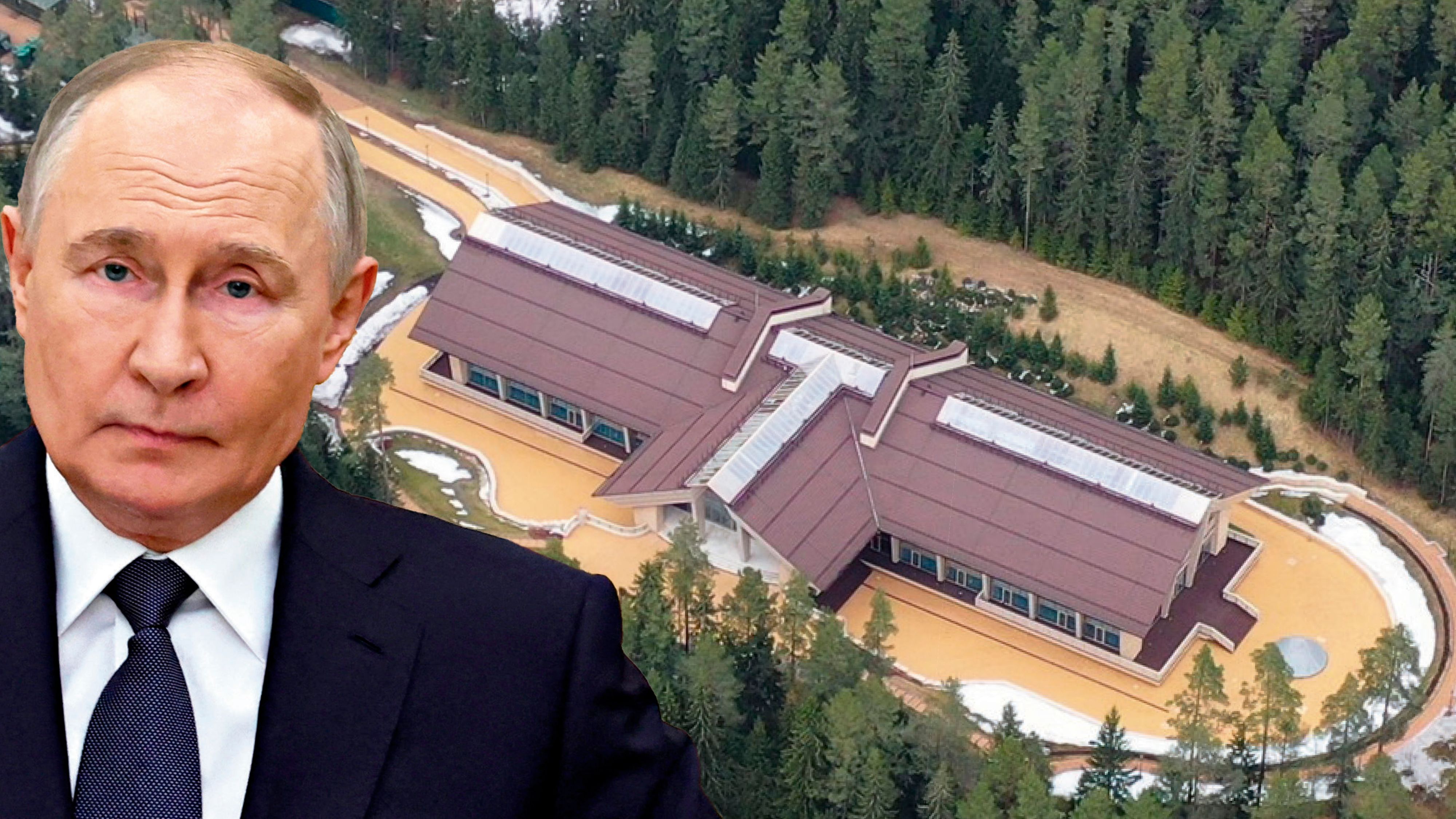 Diese Residenz von Wladimir Putin soll die Ukraine angegriffen haben.