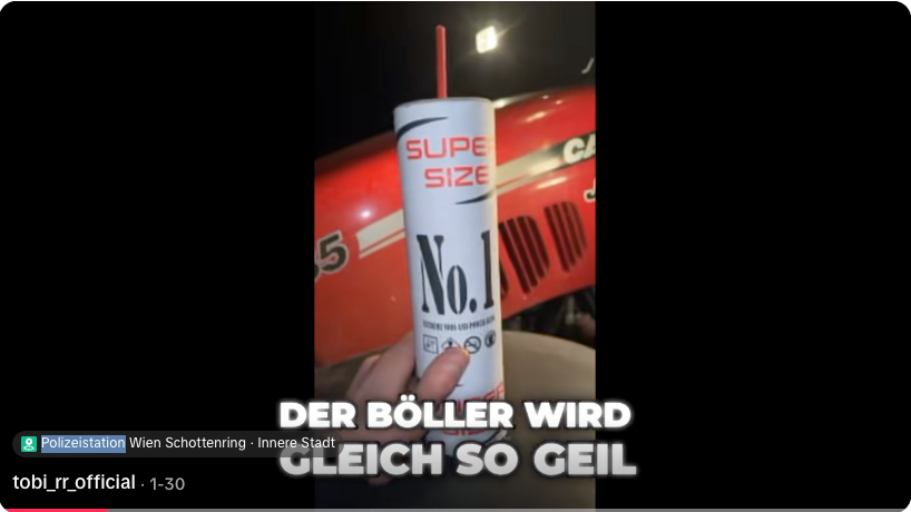 Momente vor Tobias M.s Böller-Unfall