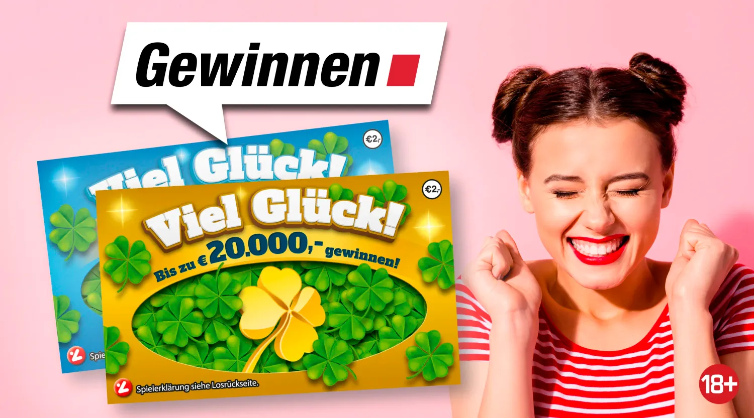 Heute.at - Rubbellos wünscht viel Glück!