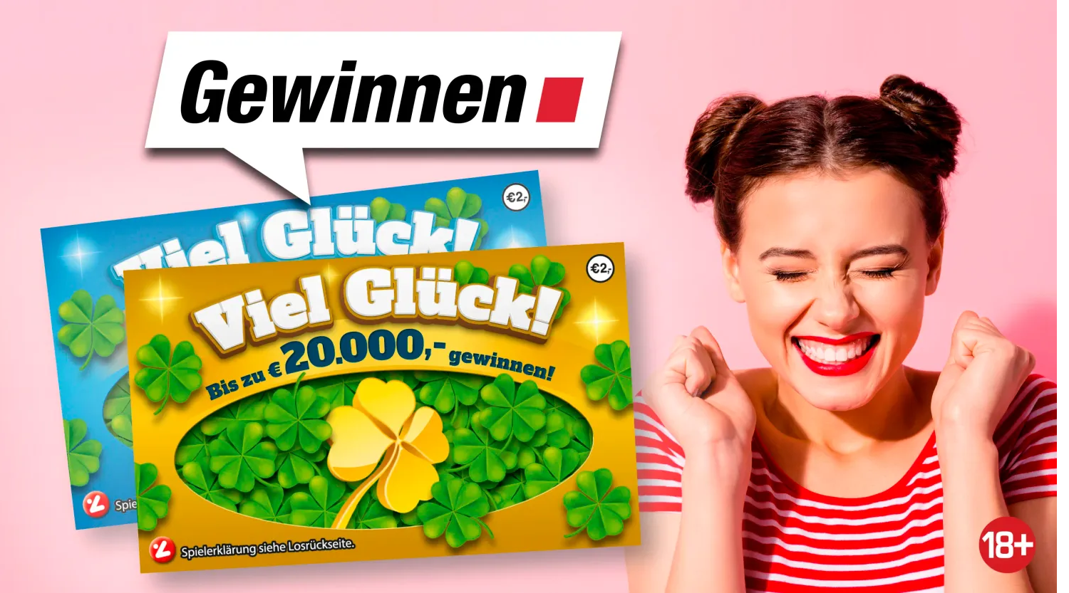 Heute.at - Rubbellos wünscht viel Glück!