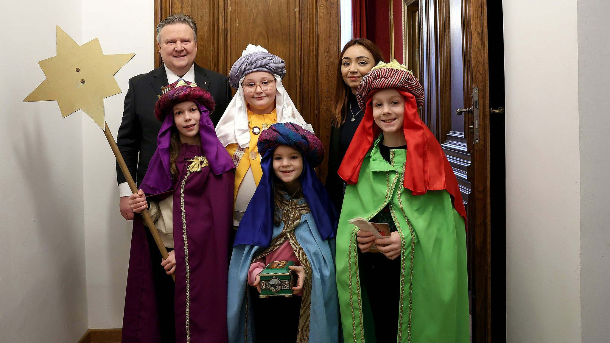 Bürgermeister Michael Ludwig war als Kind selbst Sternsinger.