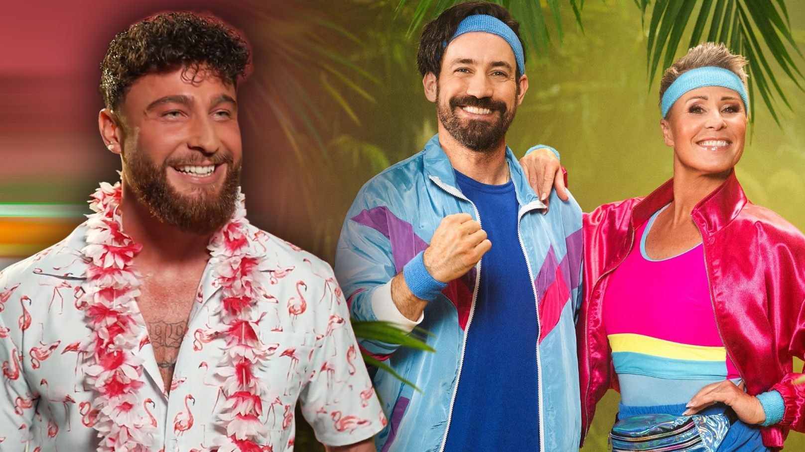 Jan Köppen und Sonja Zietlow freuen sich in der neuen Staffel vom "Dschungelcamp" auch über Umut Tekin als Teilnehmer.