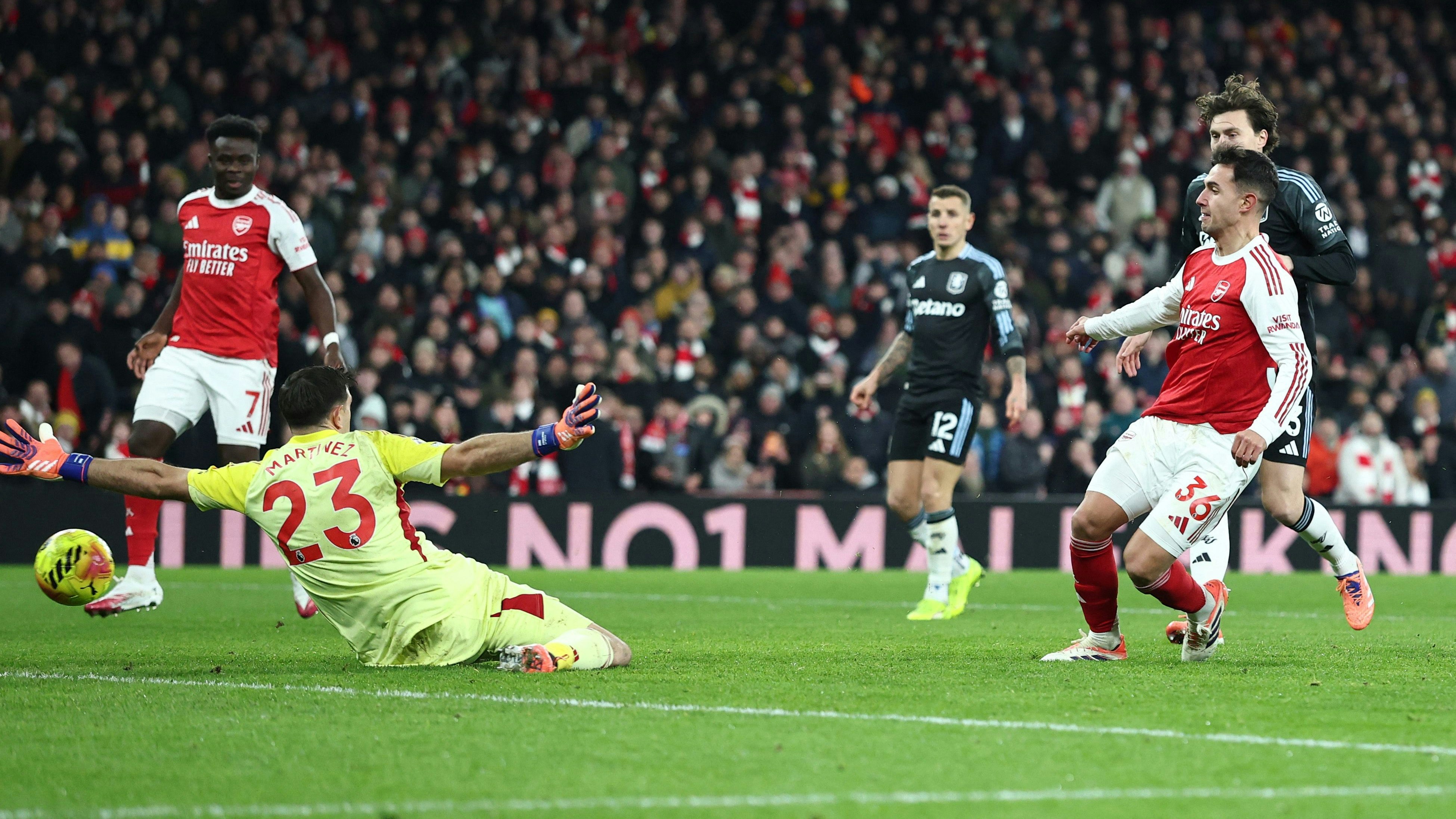 Heute.at - Arsenal überrollt Aston Villa im Topspiel mit 4:1