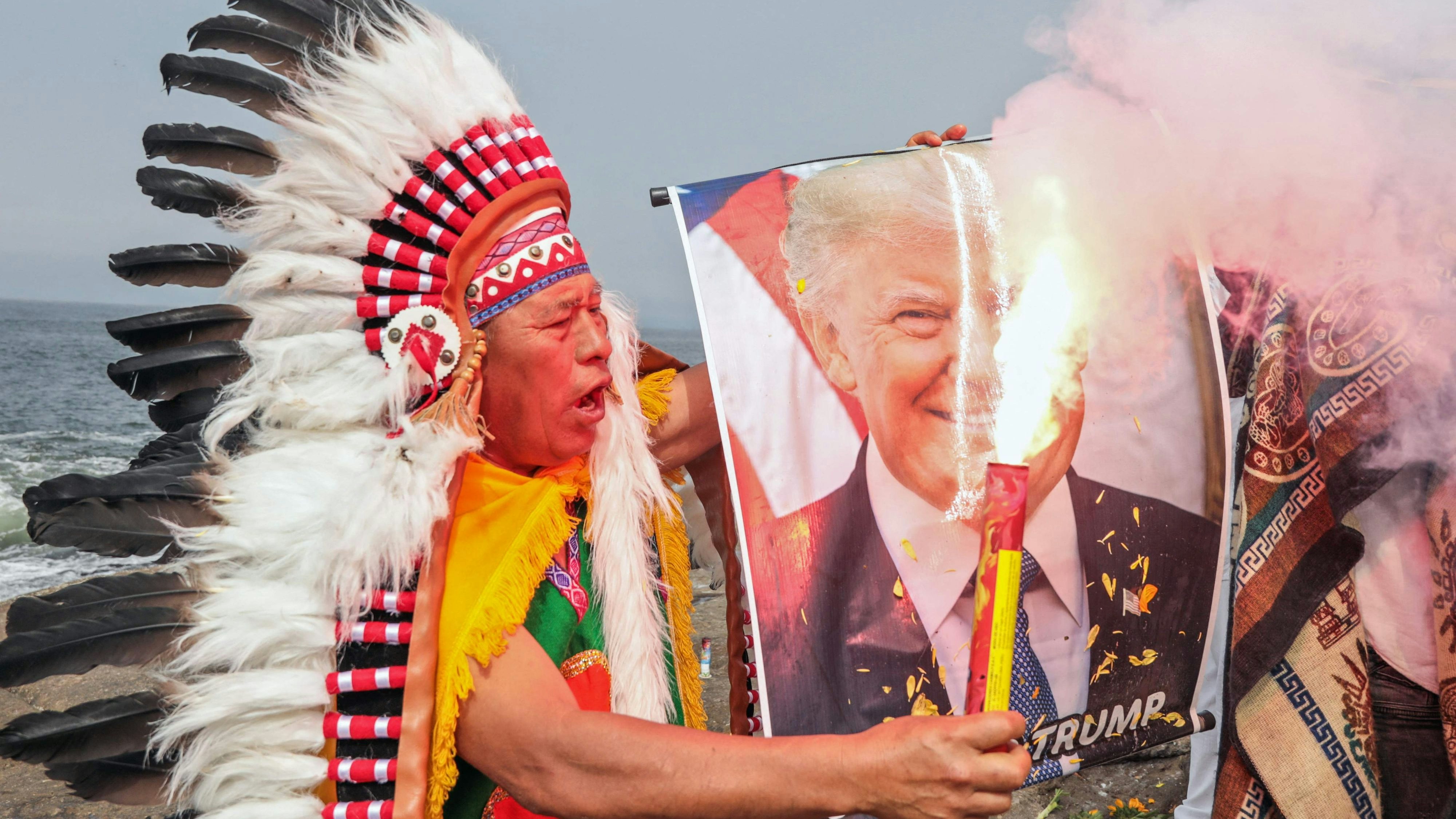 Heute.at - Schamanen prophezeien Trump schwere Krankheit