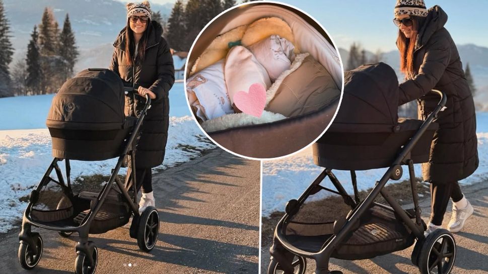 Heute.at - Weltmeisterin Venier zeigt ersten Ausflug mit Baby