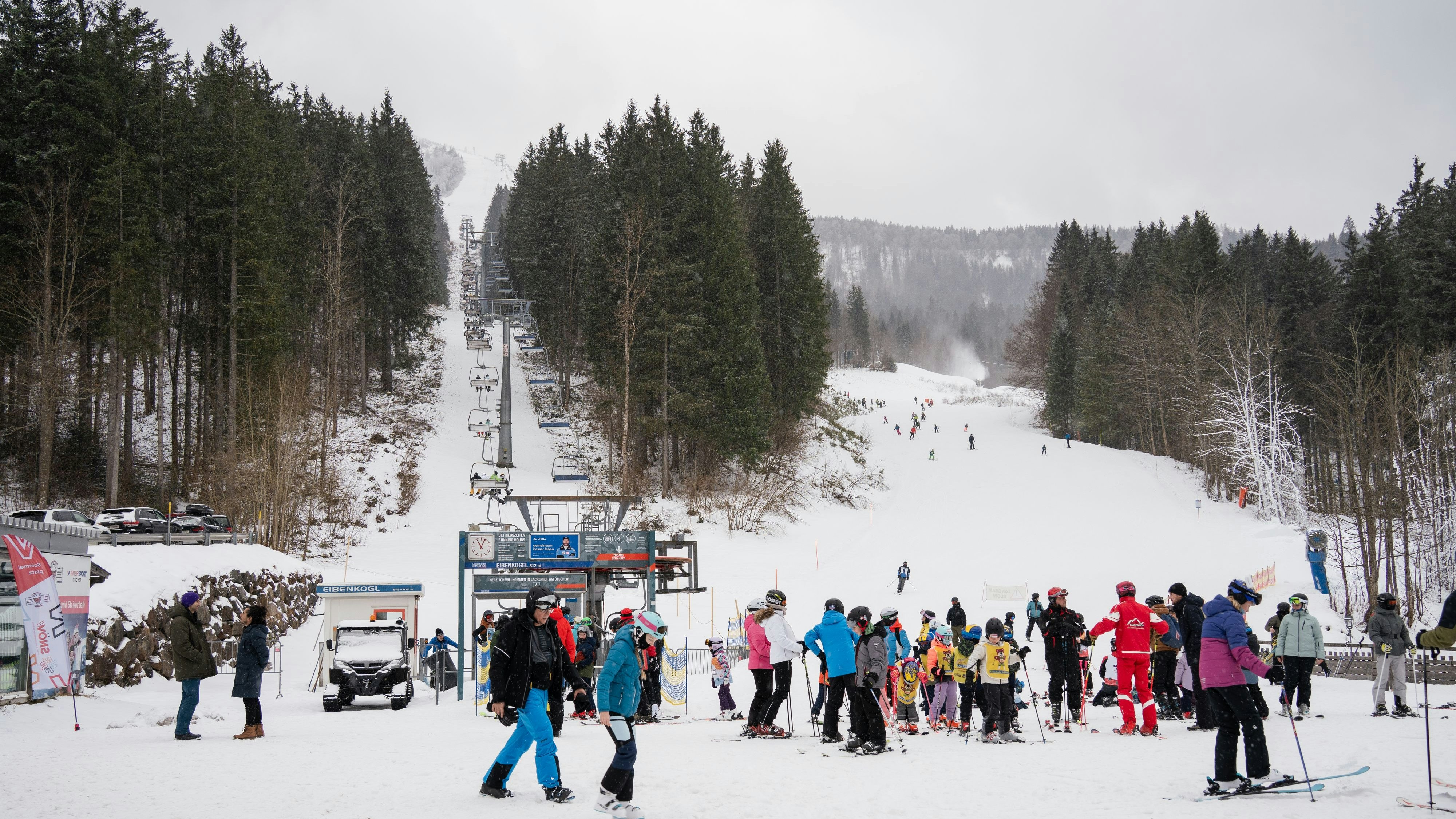 Aufnahmen vom Skigebiet Ötscher
