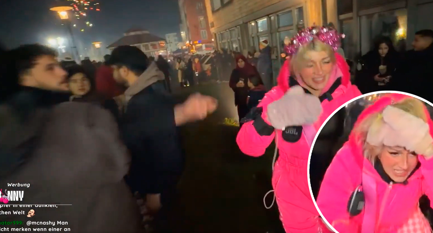 Der Täter lief nach dieser Attacke davon.