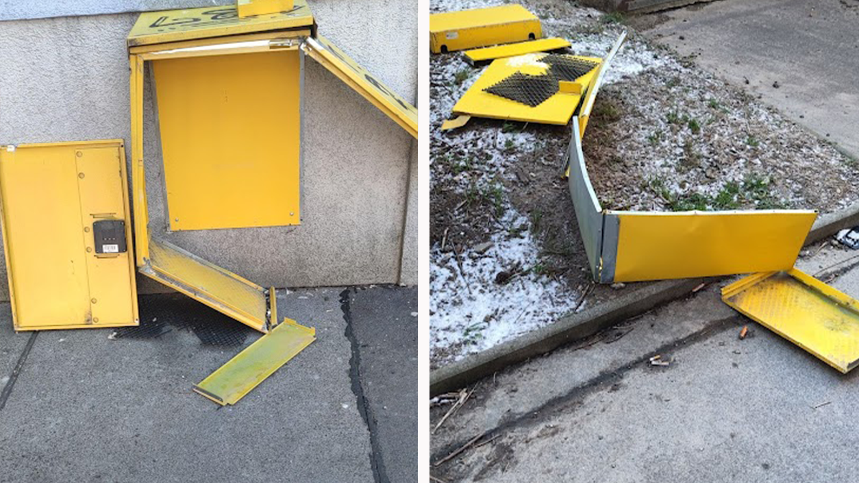 Heute.at - Böller-Alarm! Postboxen bei Gemeindebau demoliert