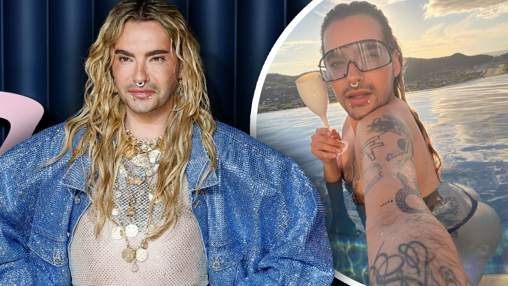 Heute.at - Bill POsiert stolz! Kaulitz startet nackt ins neue Jahr