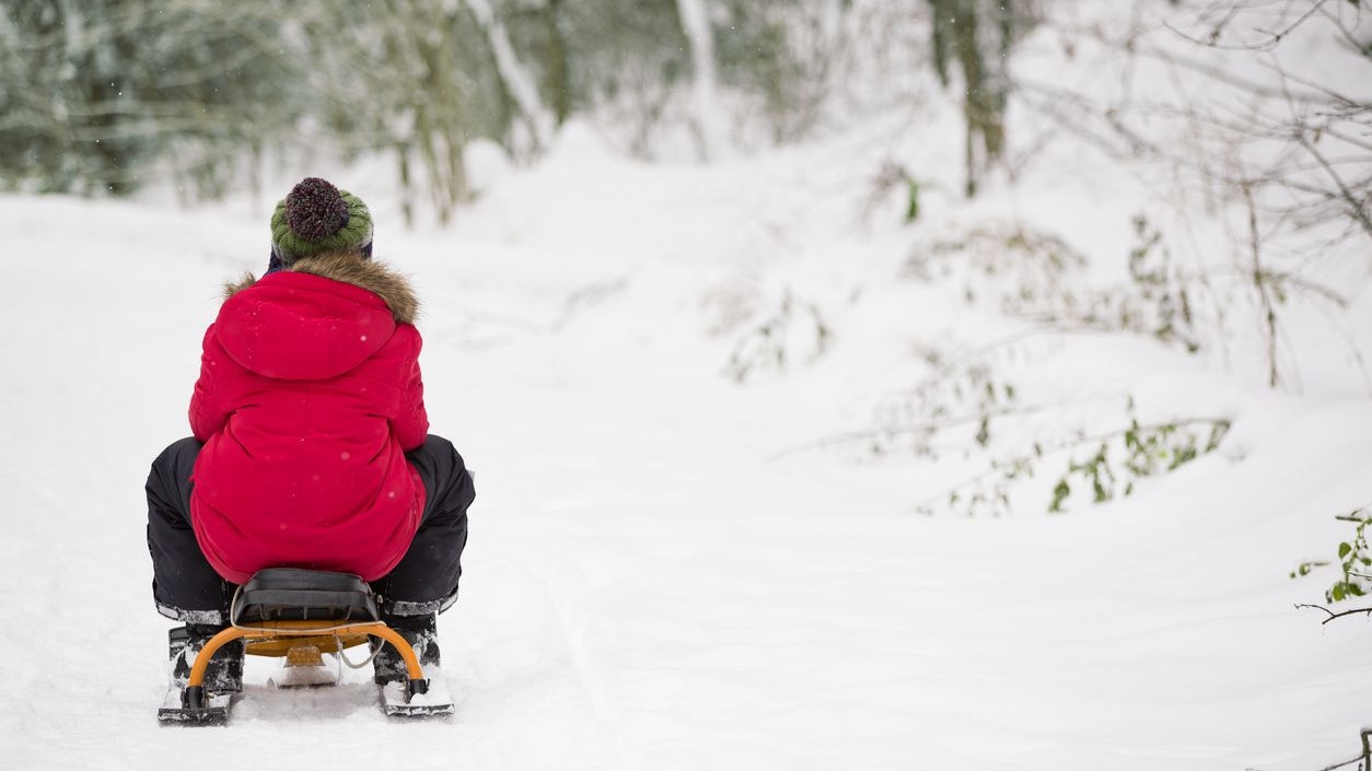 Heute.at - Frau kracht mit Rodel gegen Planke – schwer verletzt