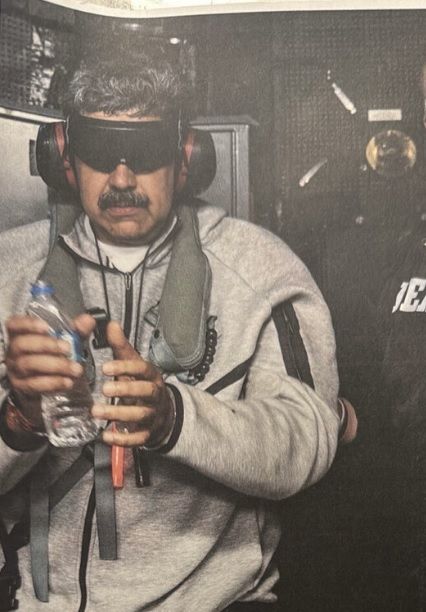 Heute.at - Augenbinde, Fesseln – Foto zeigt Maduro in US-Gewahrsam