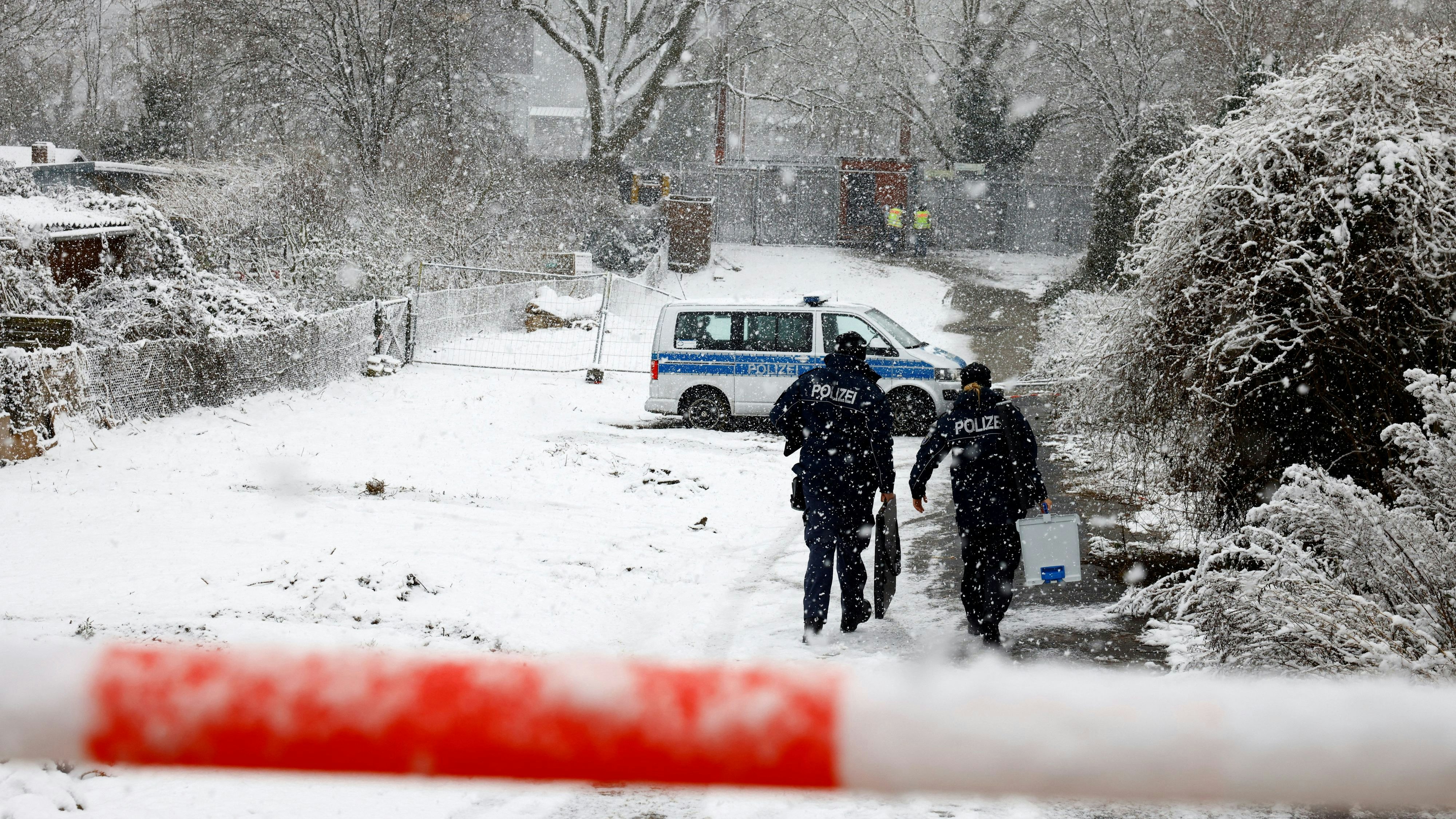 Die Ermittlungen der Polizei laufen auf Hochtouren.
