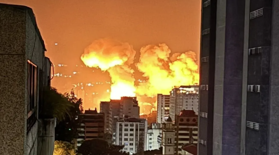 Heute.at - Gewaltige Explosionen in Venezuelas Hauptstadt