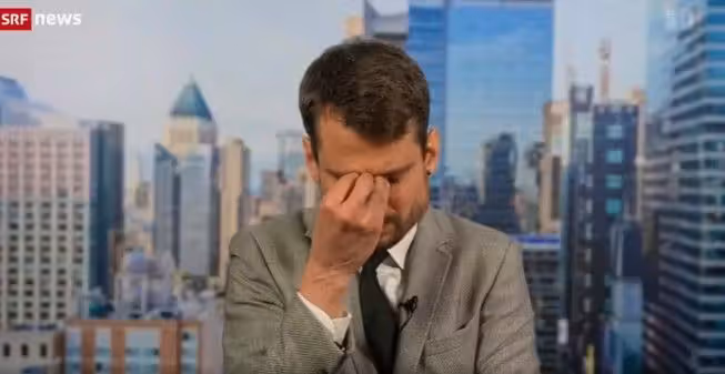 Heute.at - Korrespondent erleidet live im TV einen Migräneanfall