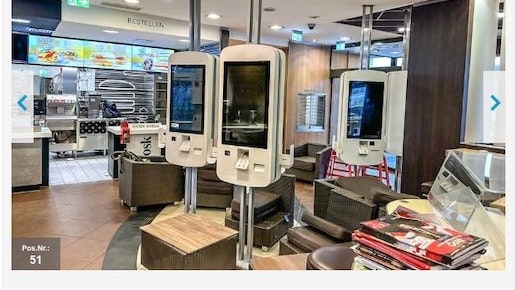 Auch Bestellterminals kann man ersteigern.